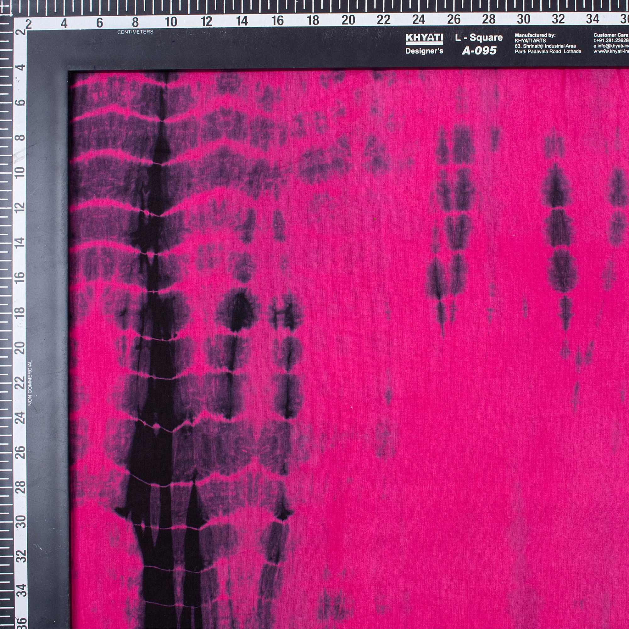 Tie Dye Organic Cotton Shibori Fabric - Image 4