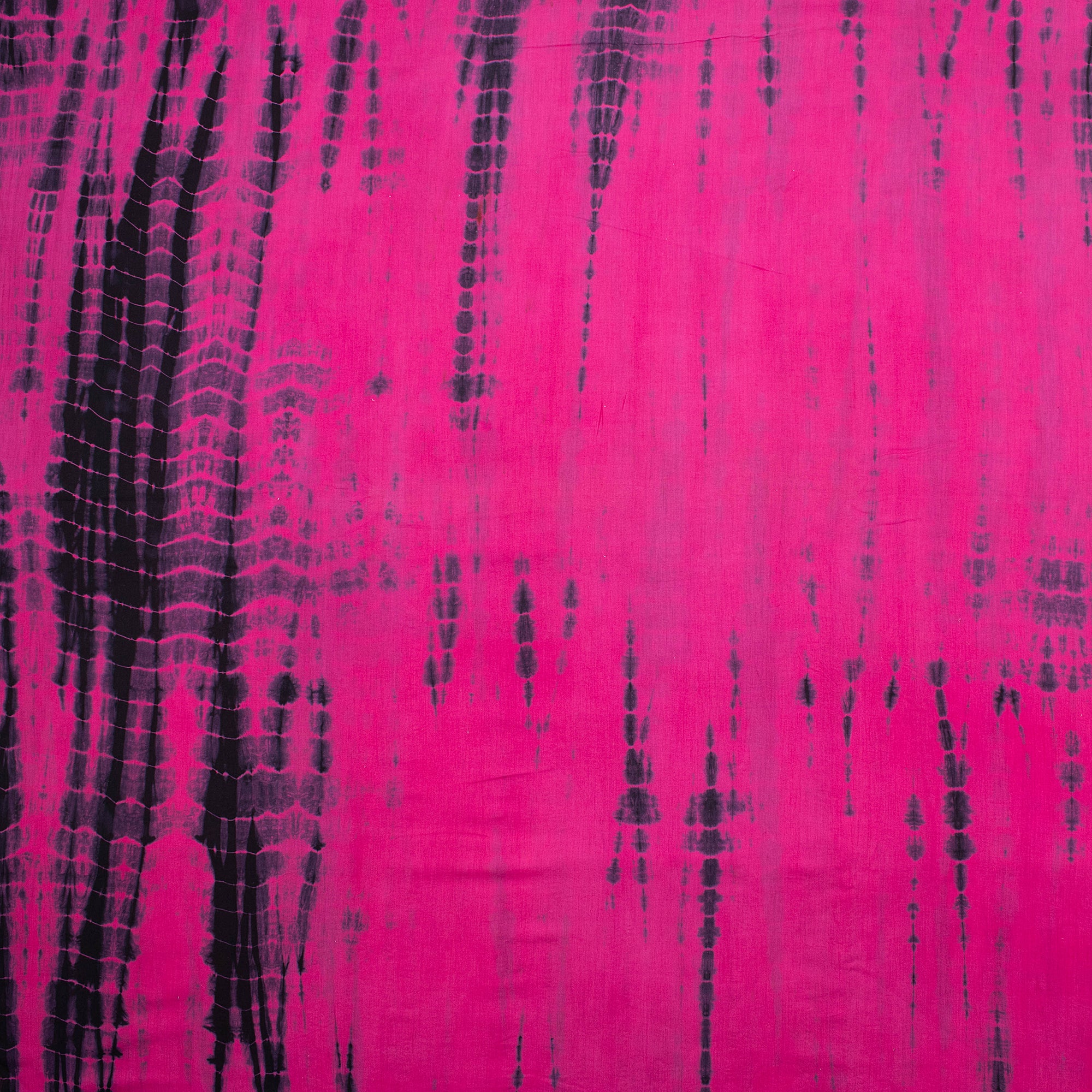 Dark Pink Tie Dye Shibori Fabric - Image 2