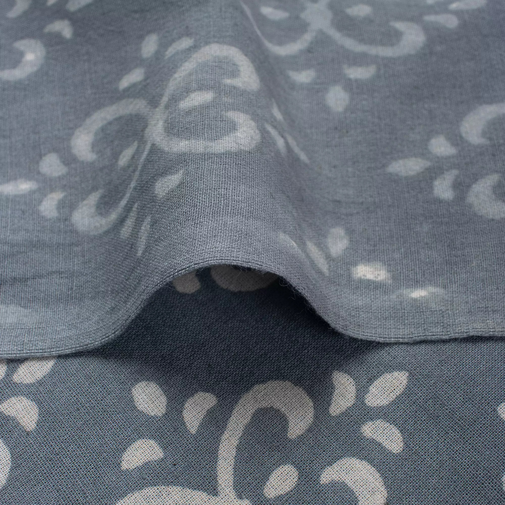 Decorative Block Print Cotton Kashish Fabric for Clothing - Image 2