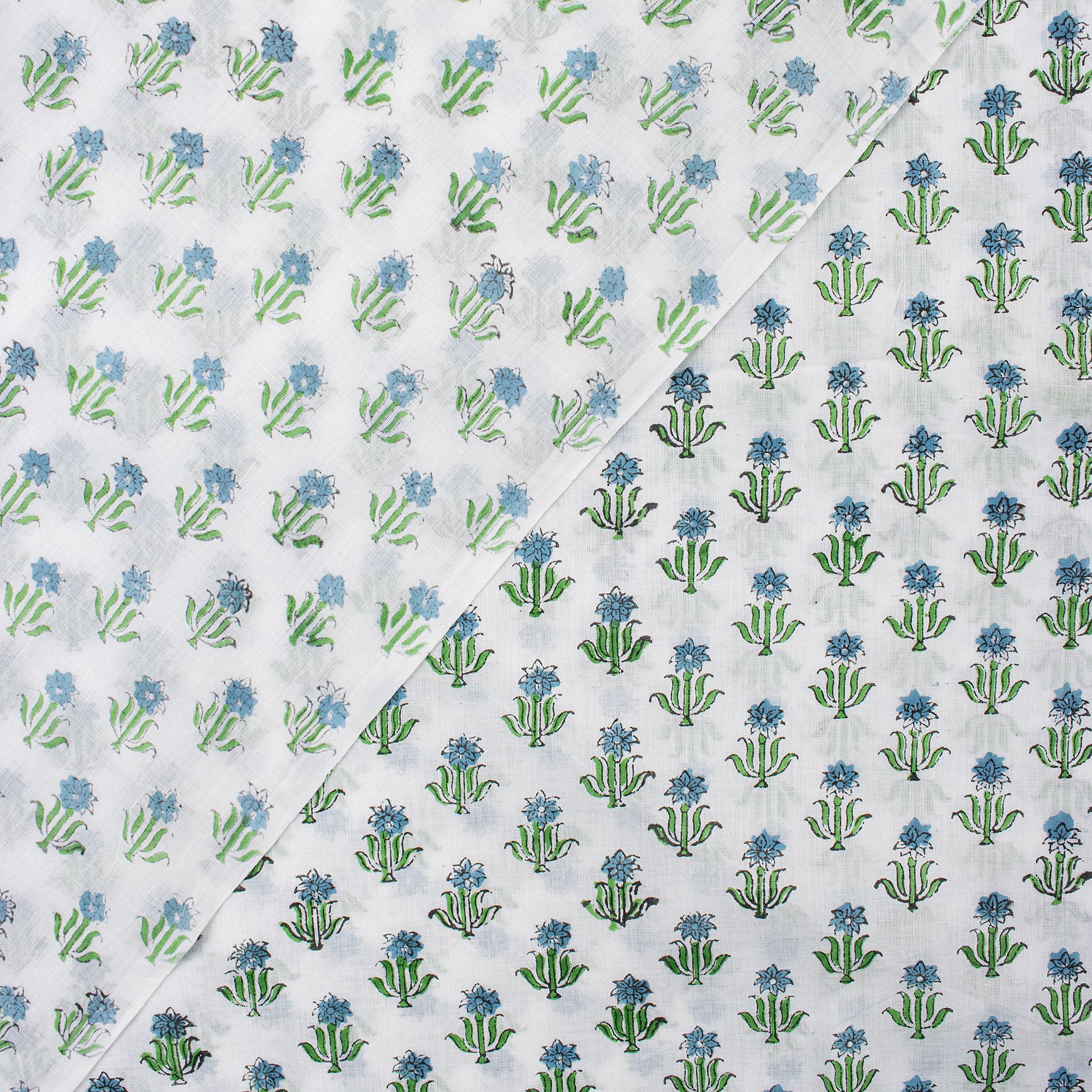 Eco Friendly Indian Block Printed Cotton Cloth Fabric - Image 3