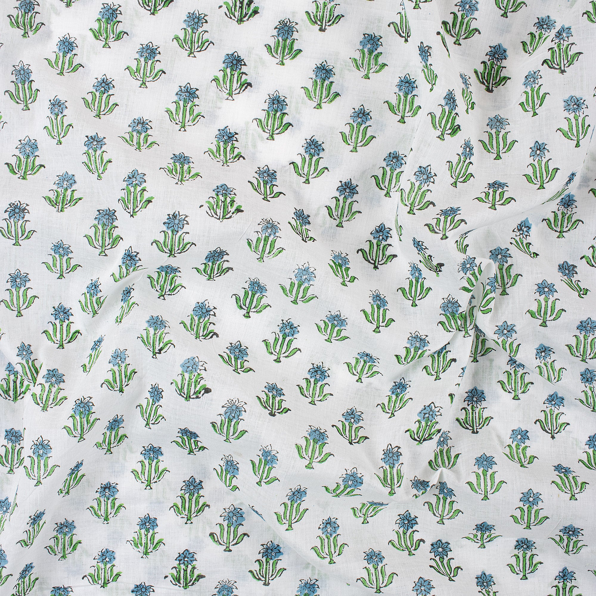 Eco Friendly Indian Block Printed Cotton Cloth Fabric - Image 5