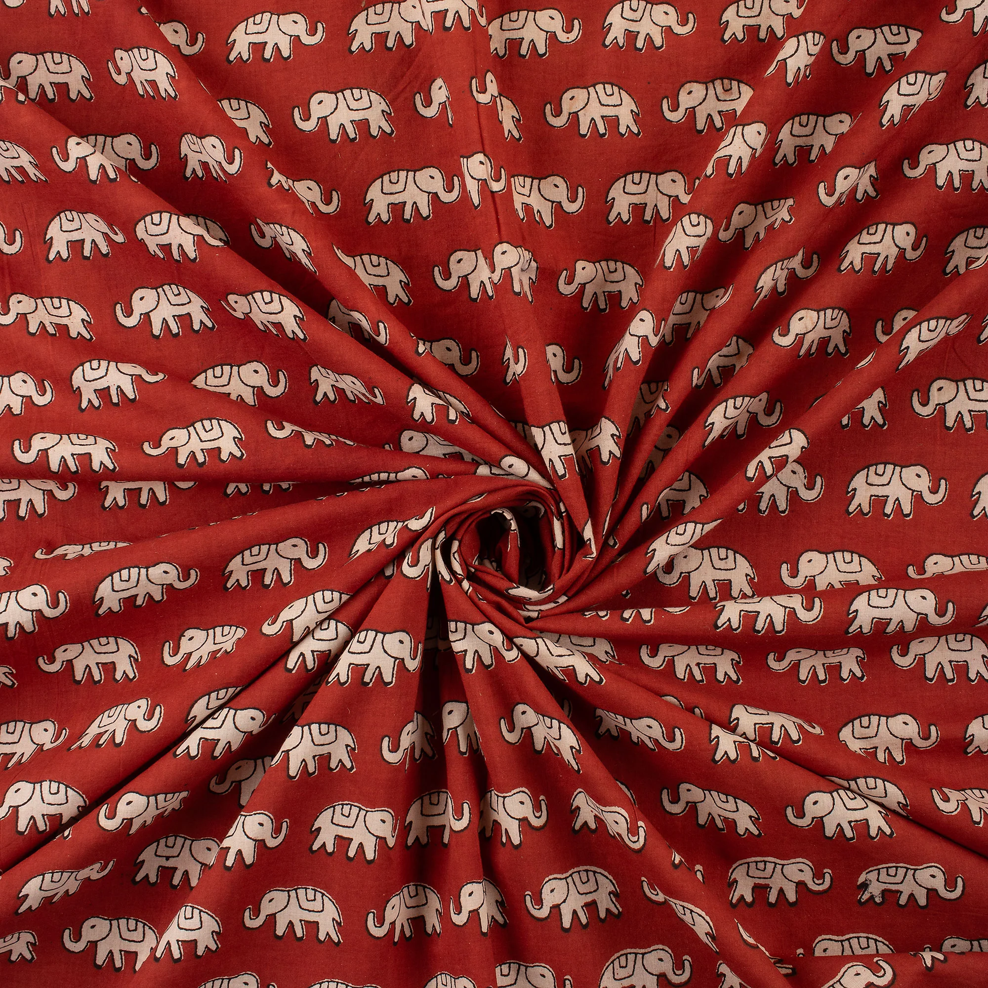 Bagru Hand Block Printed Cotton Fabric - Image 2