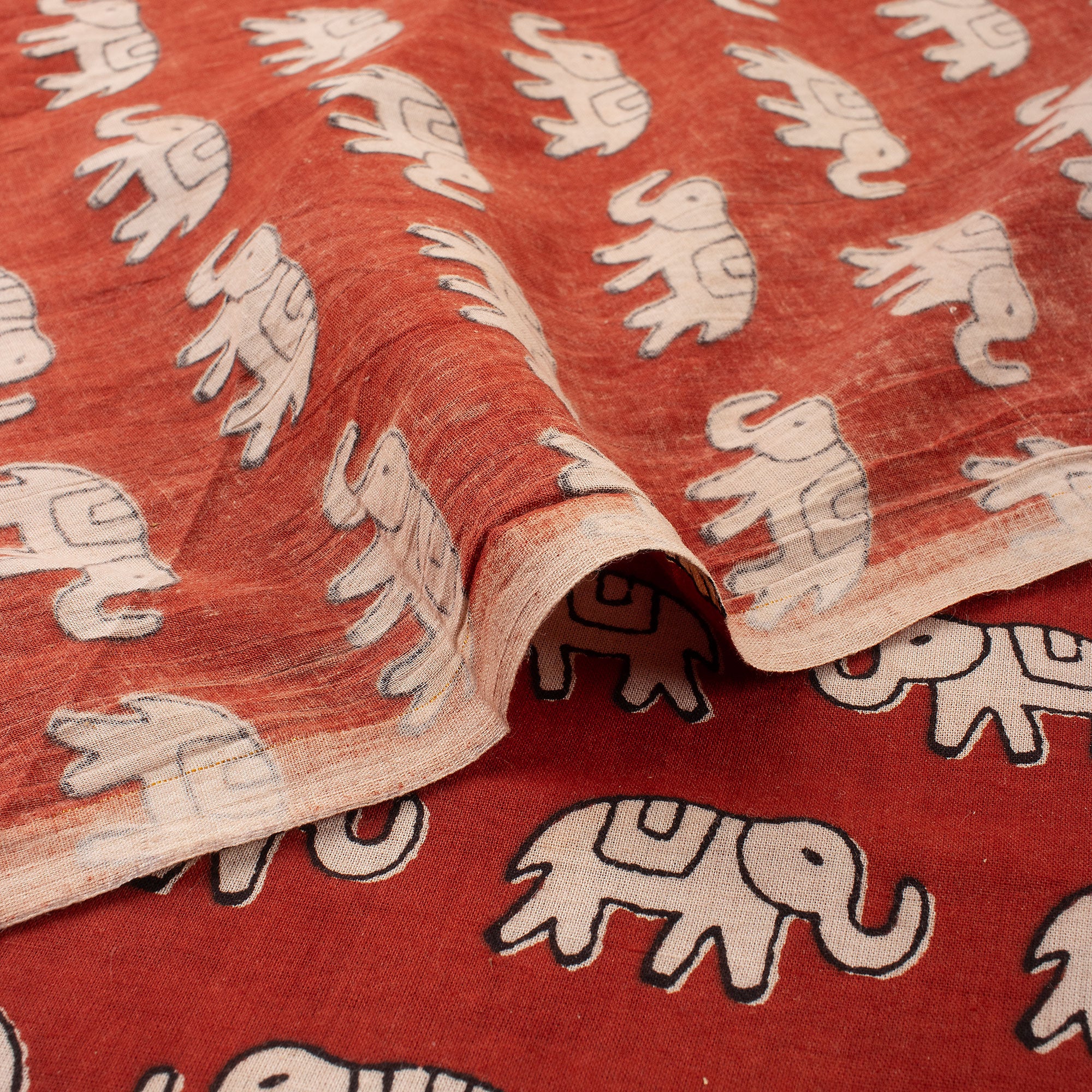 Bagru Hand Block Printed Cotton Fabric - Image 5