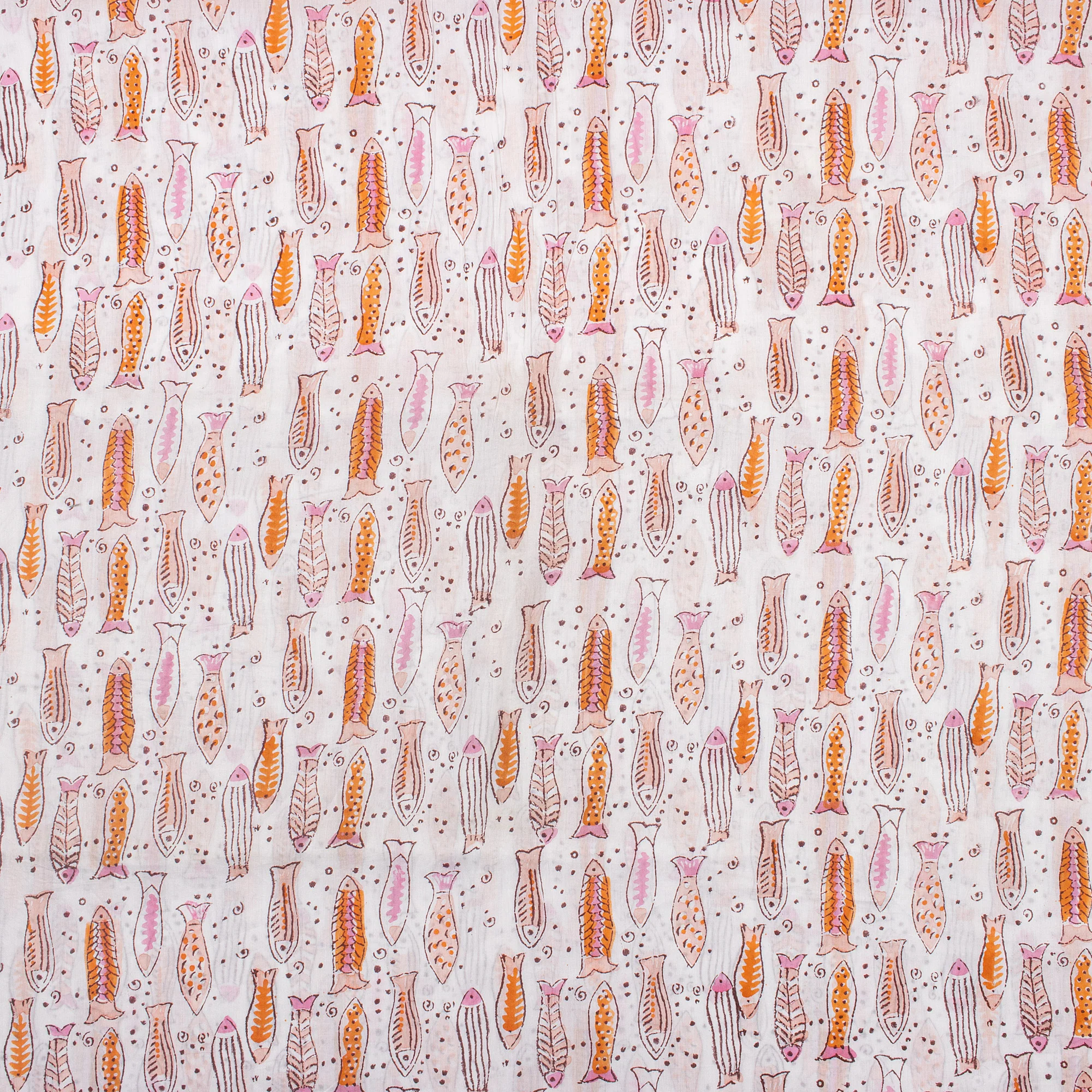 Indian Hand Block Cotton Material Fabric - Image 4