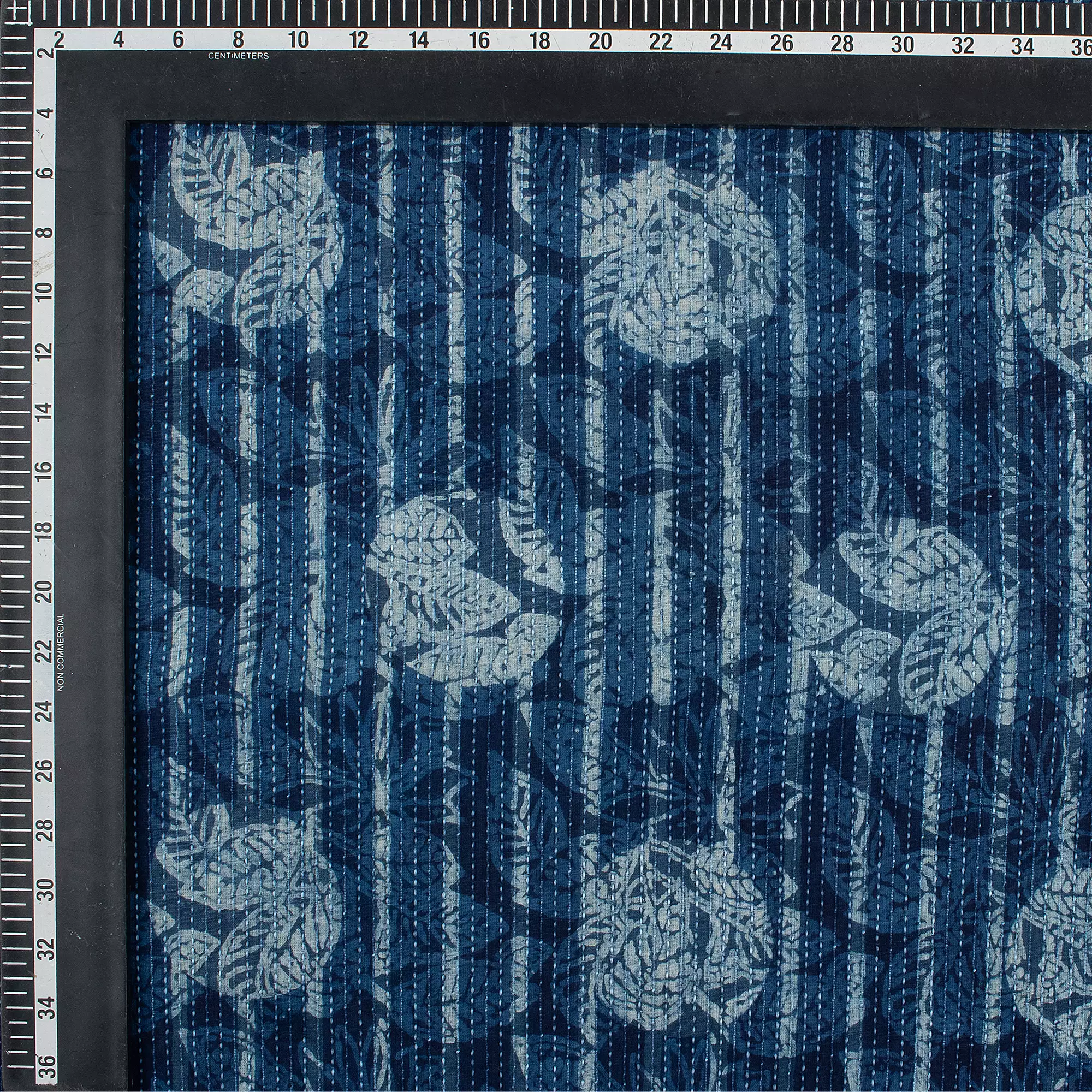 Floral Hand Block Printed Material Fabric 100% Cotton - Image 3