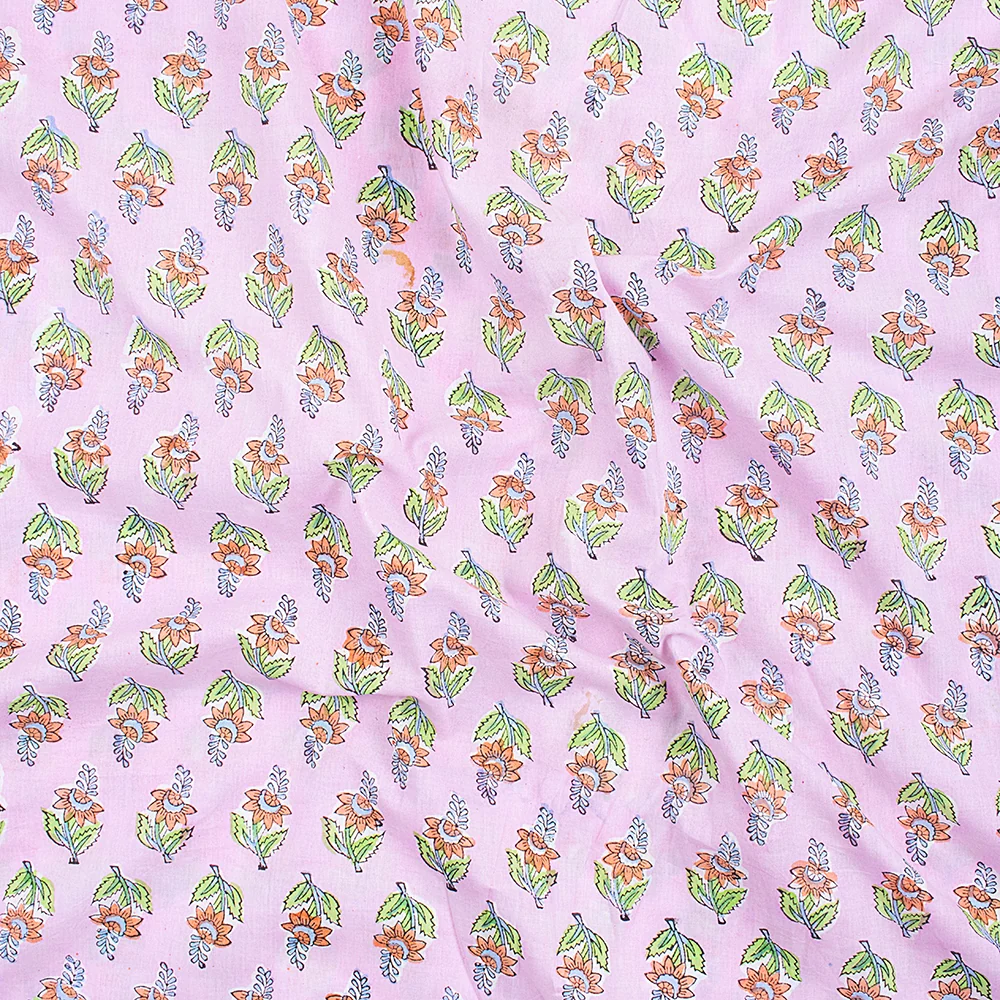 Light weighted Buti Handmade Pure Cotton Running Fabric Cloth - Image 3