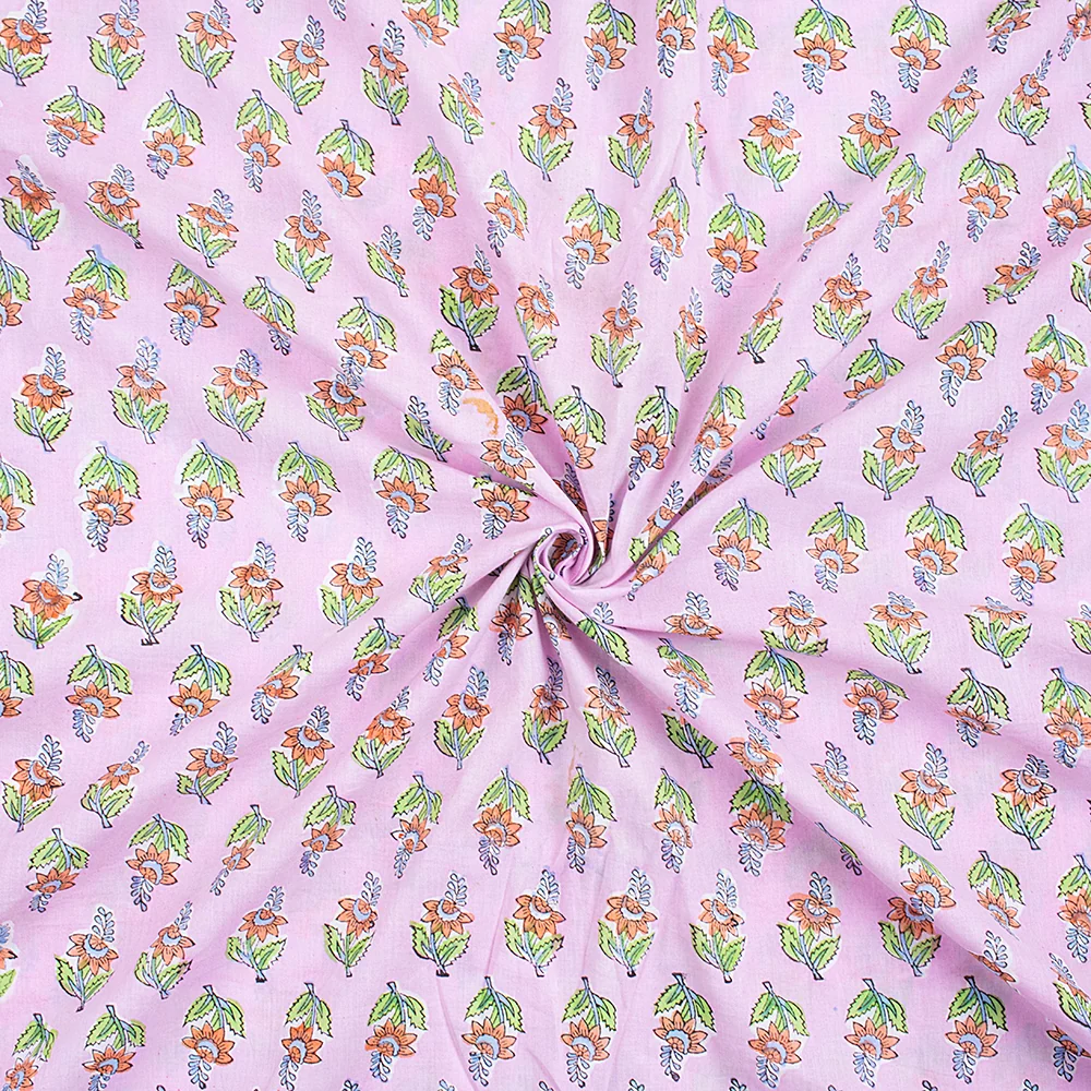 Light weighted Buti Handmade Pure Cotton Running Fabric Cloth - Image 4