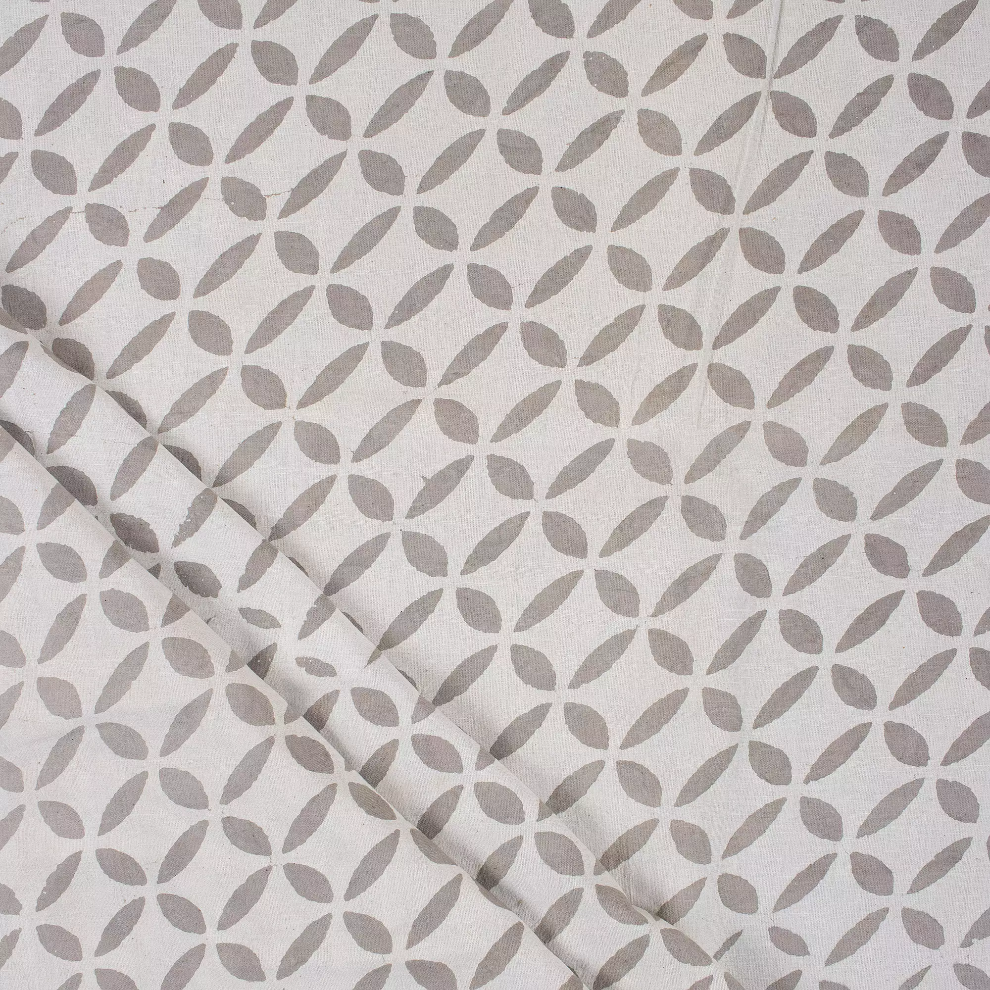 Geometric Hand Block Kashish Cotton Fabric