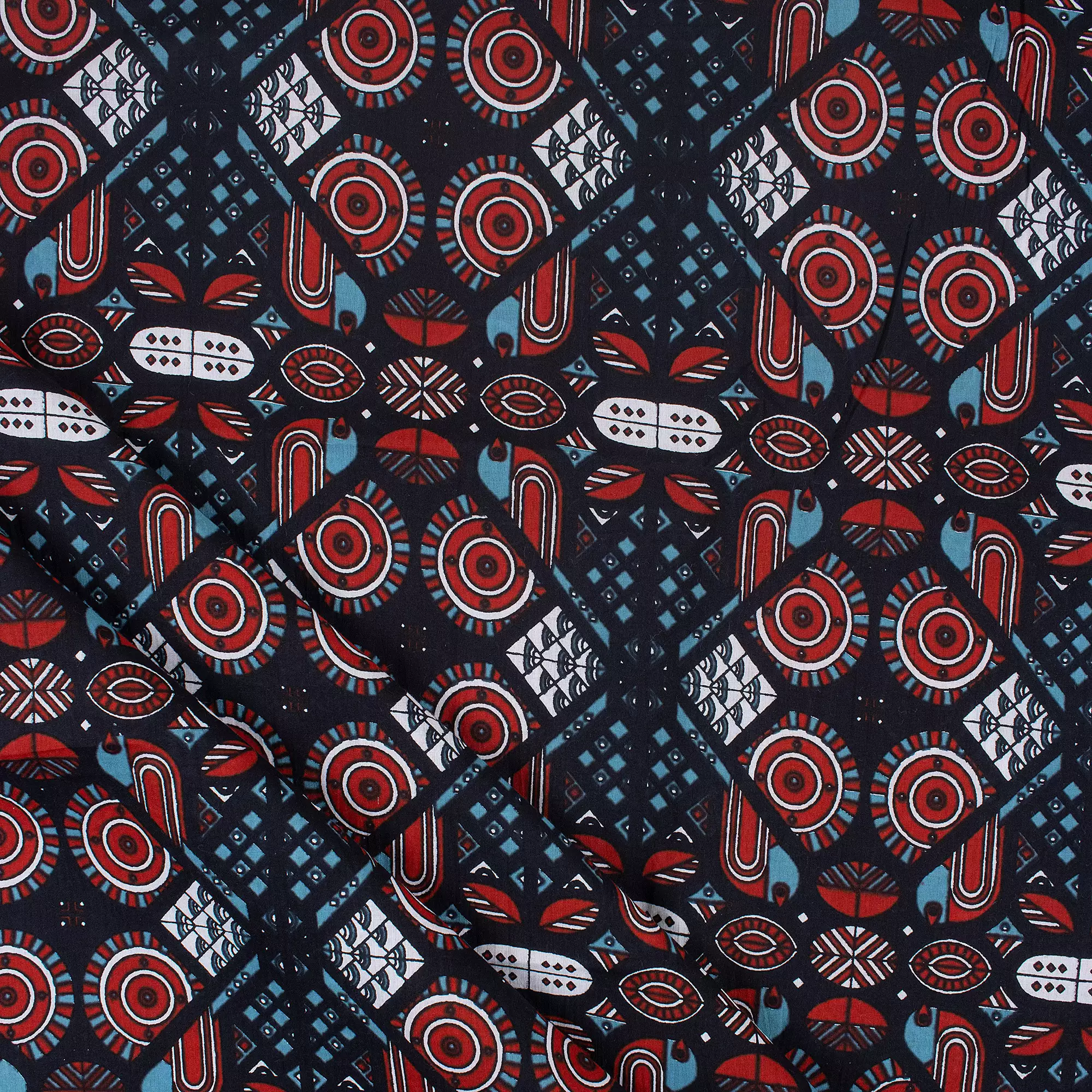Hand Block Printed Cotton Fabric