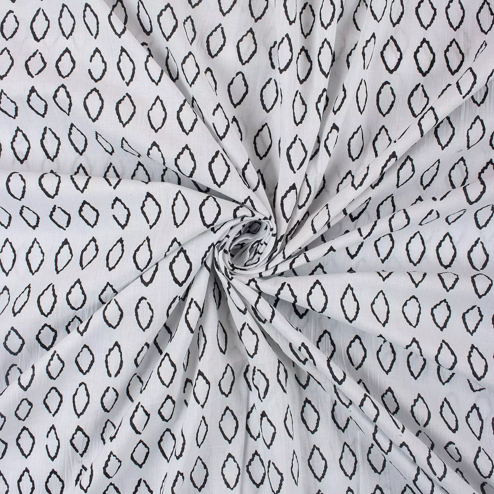 Hand Block Prited Cotton Fabric For Kurties - Image 4