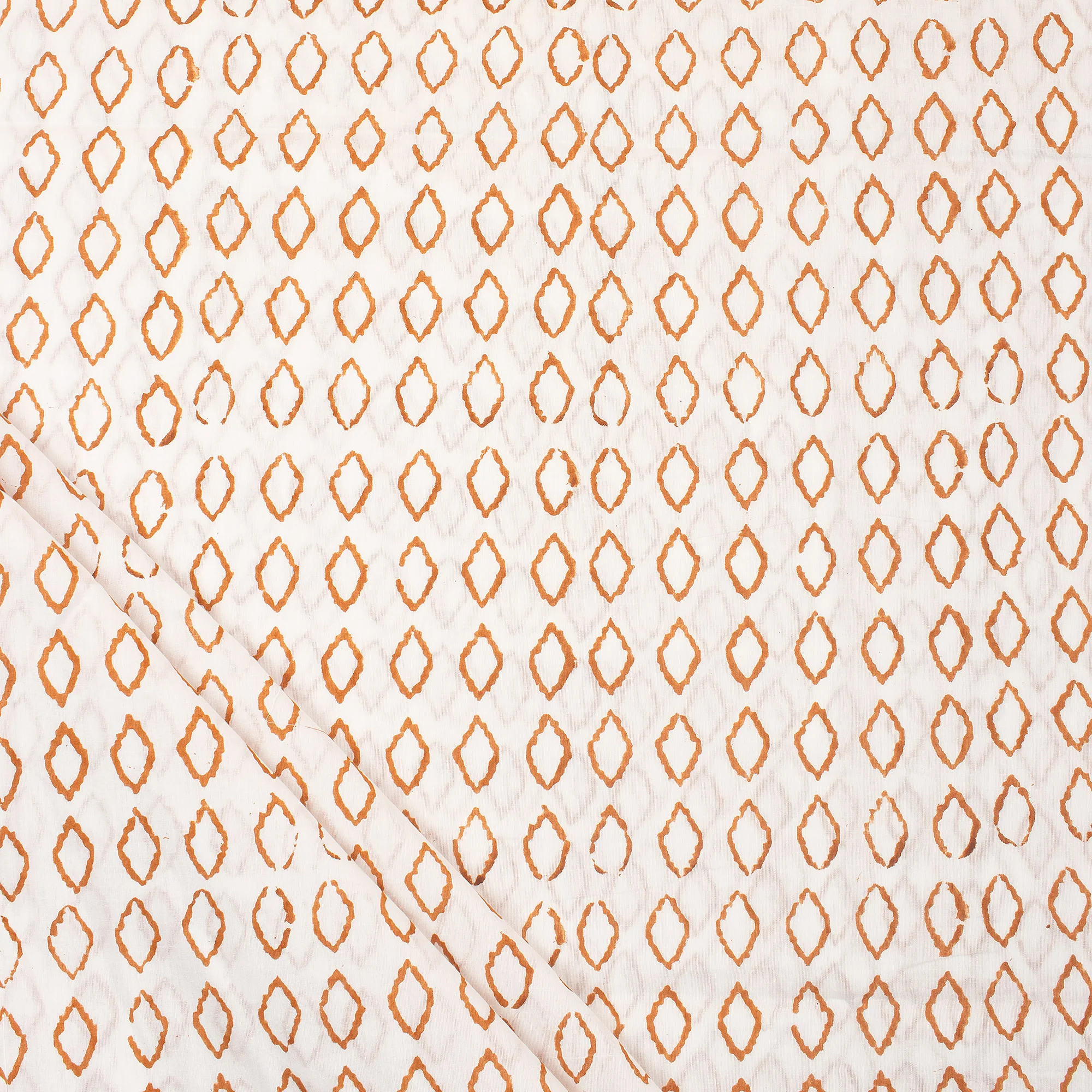 Geometrical Cotton Hand Block Print Fabric