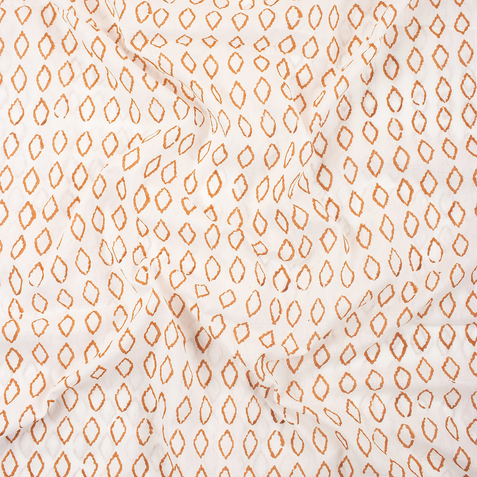 Geometrical Cotton Hand Block Print Fabric - Image 3
