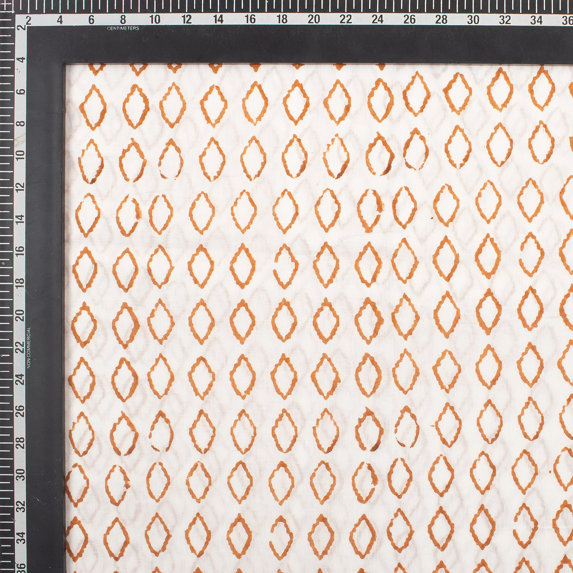 Geometrical Cotton Hand Block Print Fabric - Image 5