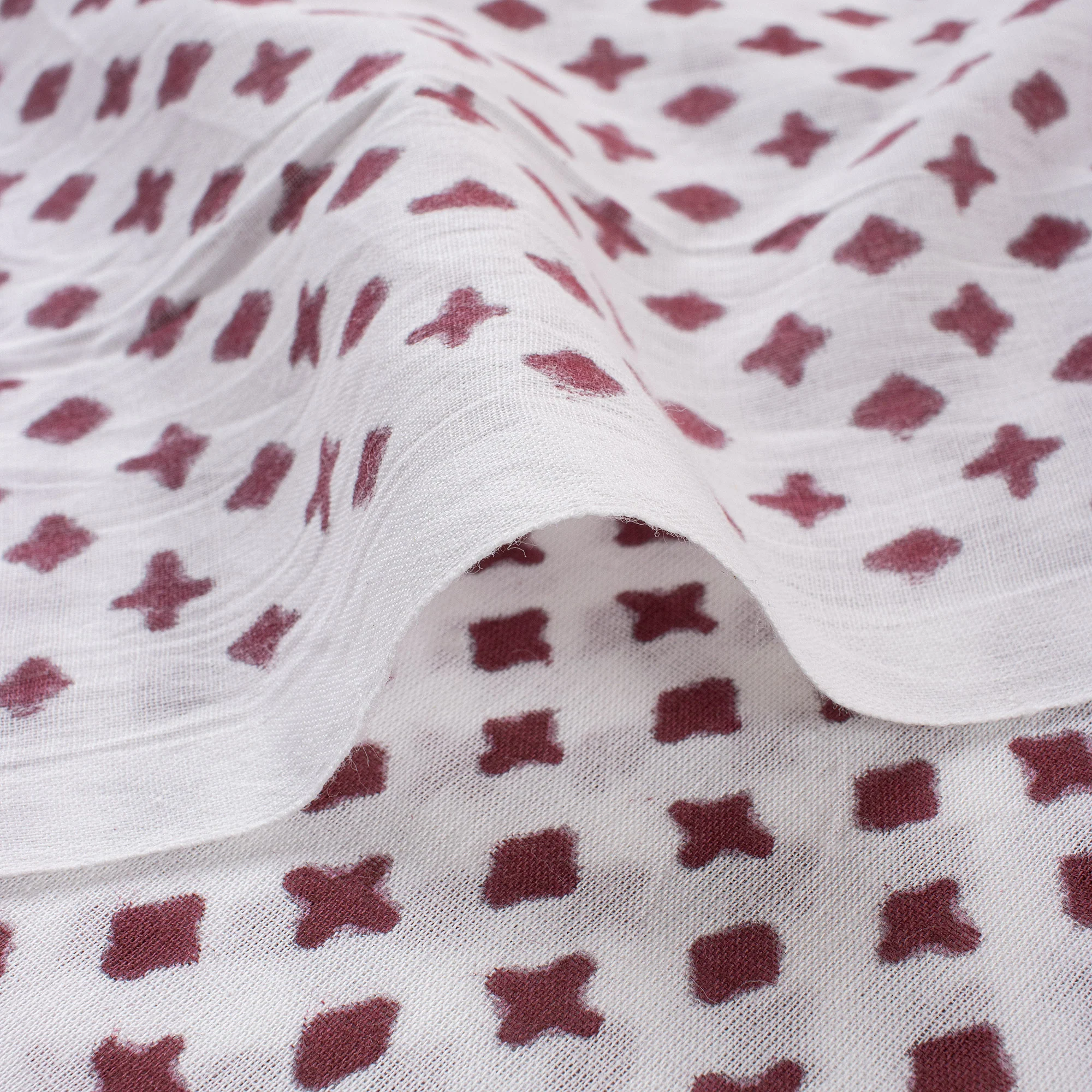 Hand Block Printed Fabric by the Yard - Image 3