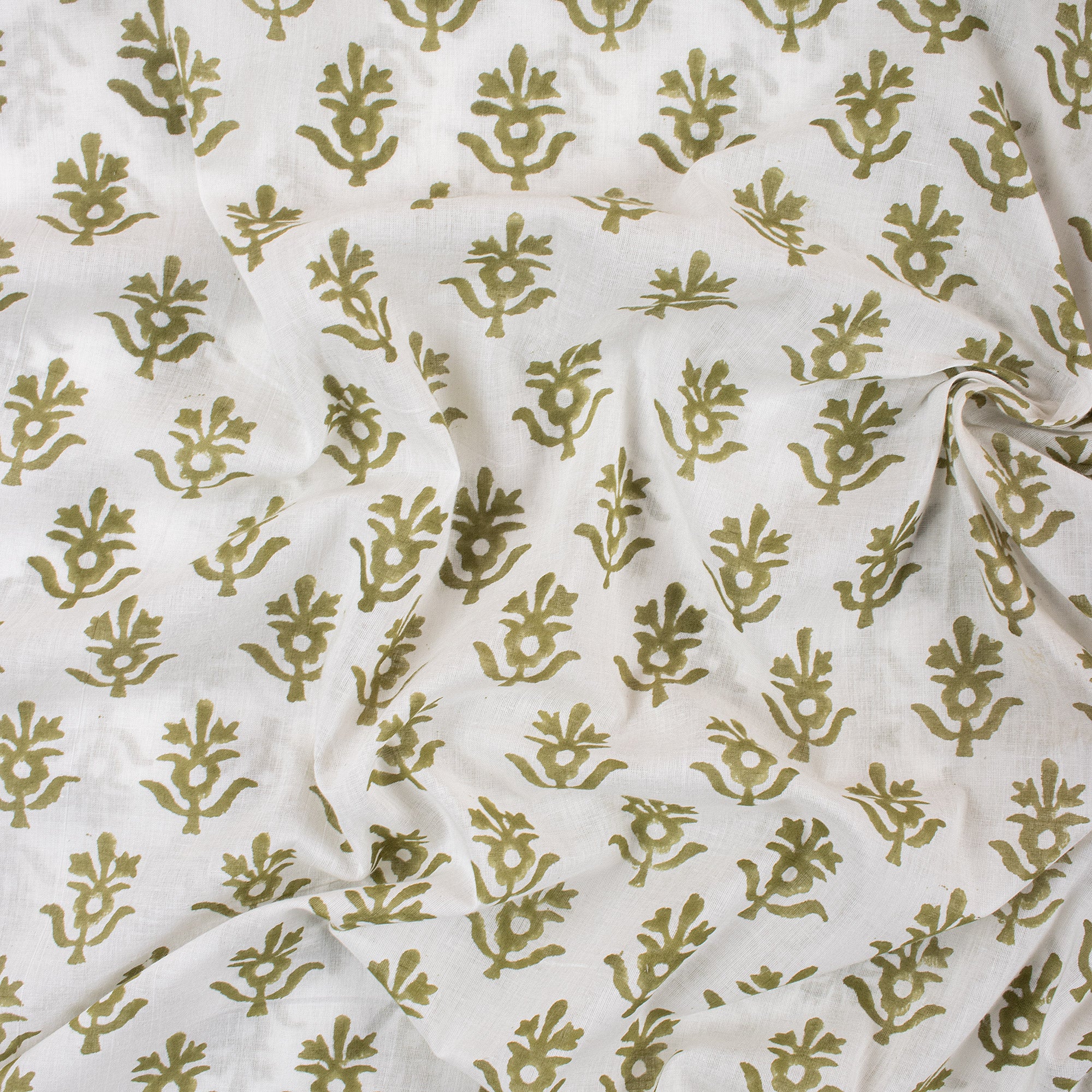 Modern Booti Block Print Fabric For Women Dress - Image 6