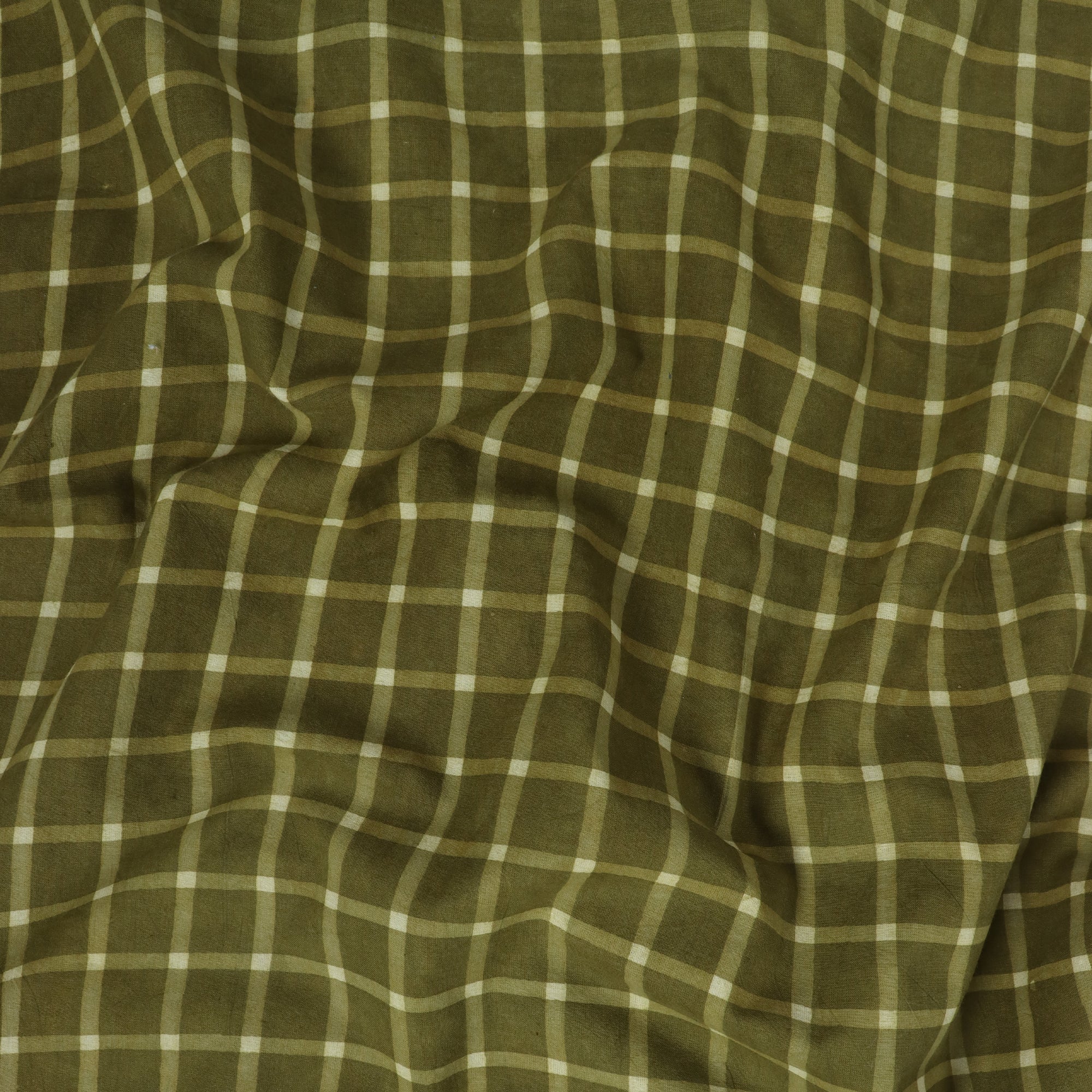 Dabu Hand Block Printed Cotton Fabric - Image 3