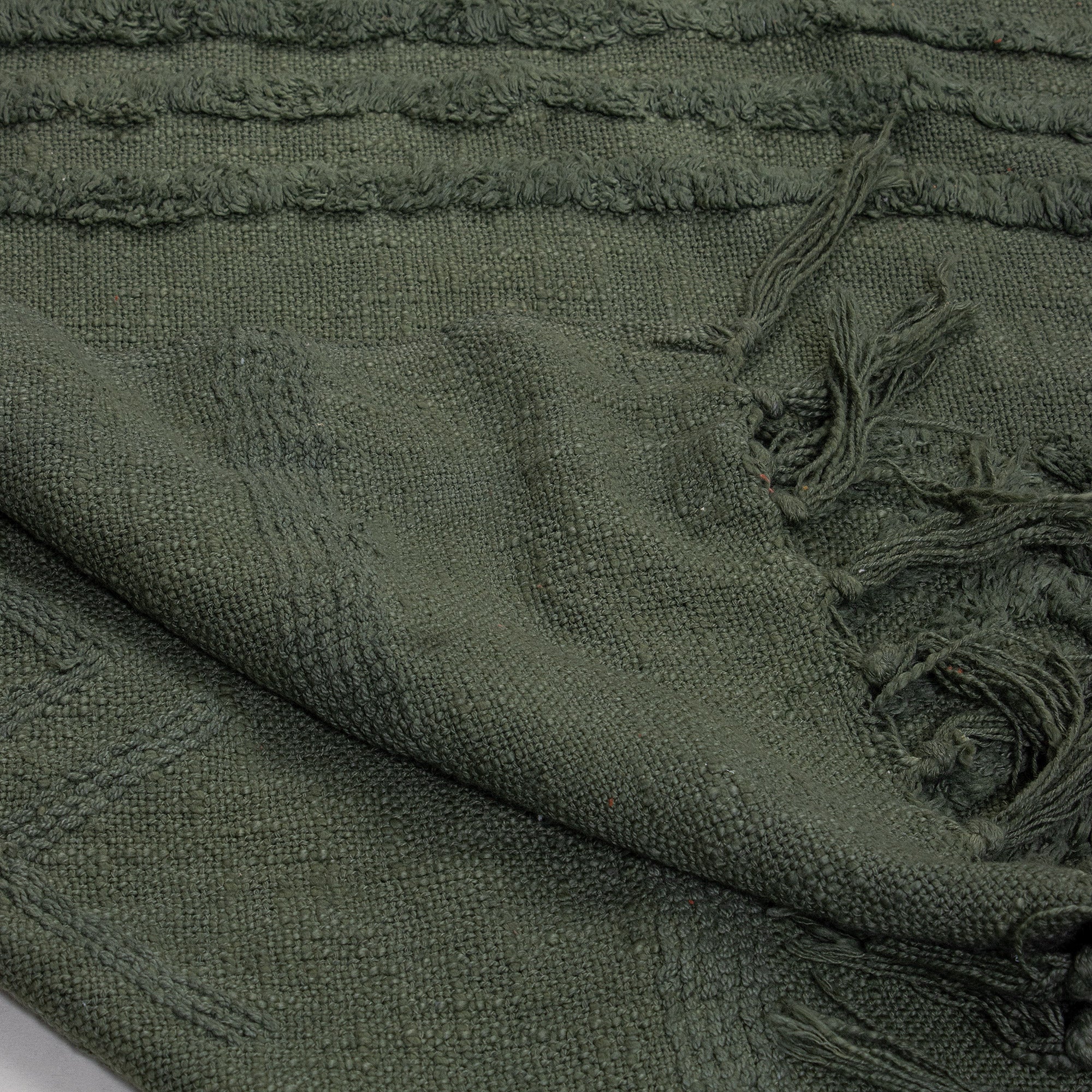 Solid Tufted Sofa Throw Blanket for Home Decor - Image 4
