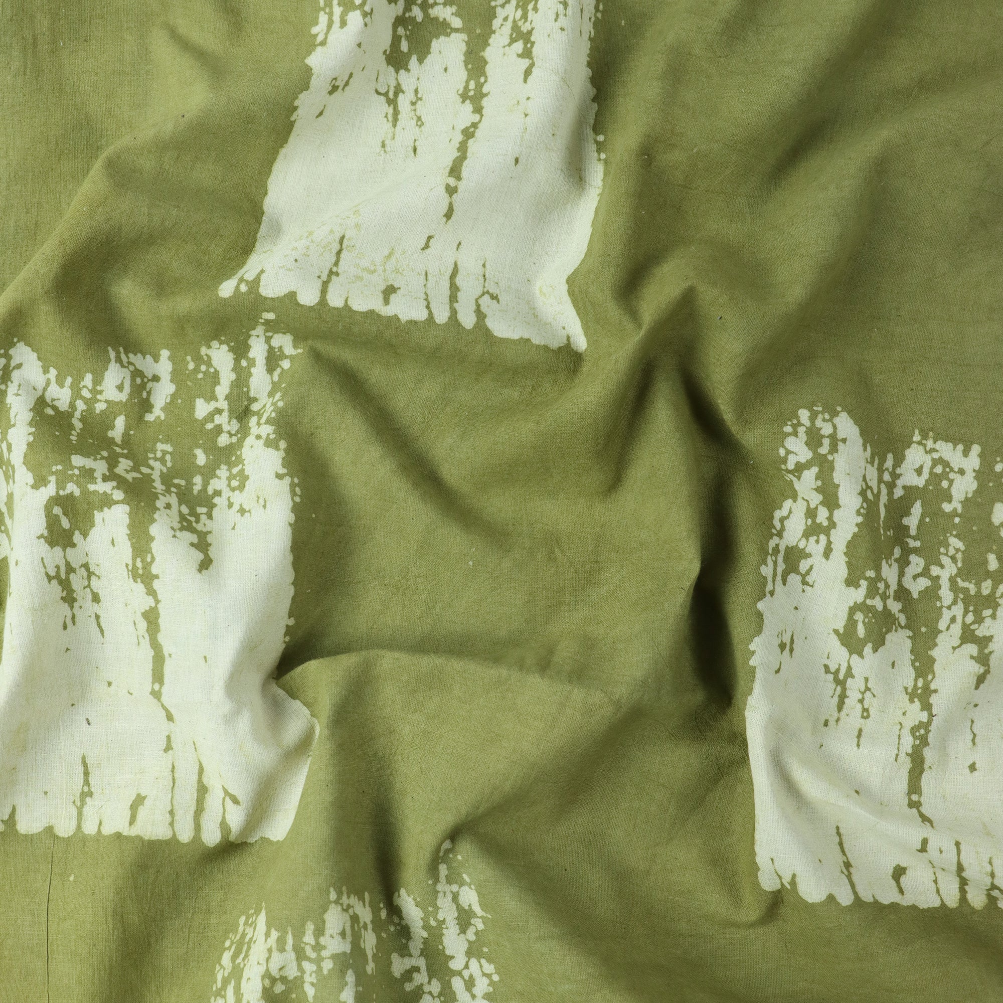 Dabu Hand Block Print Cotton Fabric - Image 3