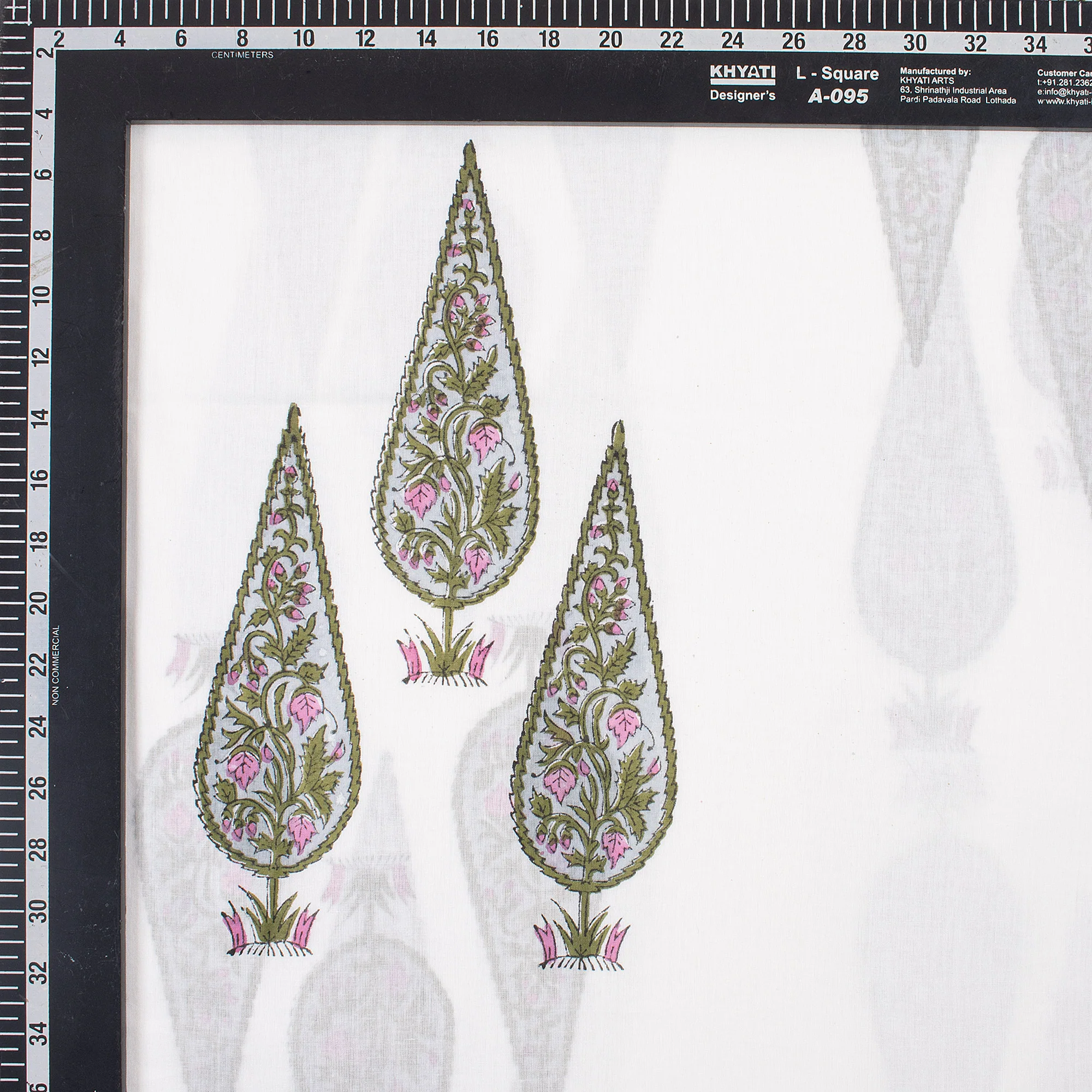 Hand Block Printed Fabric Cloth - Image 5