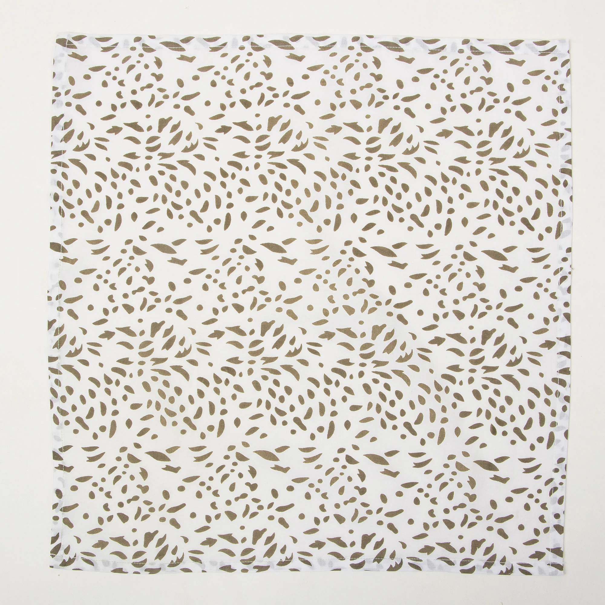 Hand Blocked Pure Cotton Printed Napkin Cloth - Image 2