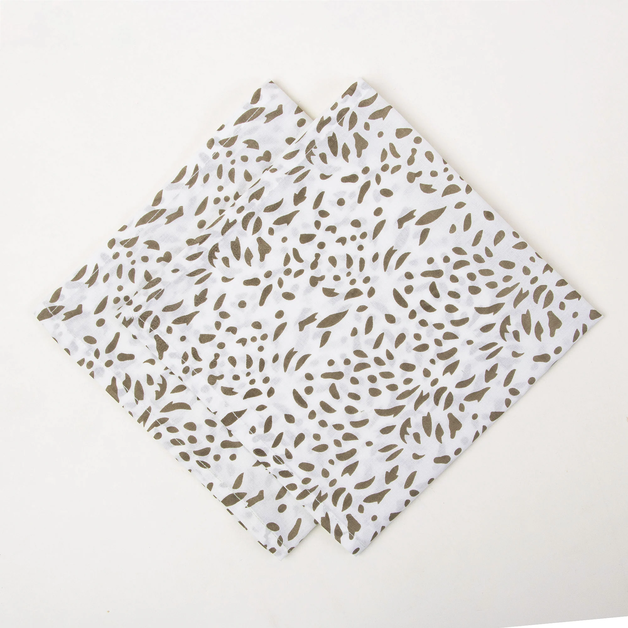 Hand Blocked Pure Cotton Printed Napkin Cloth - Image 6