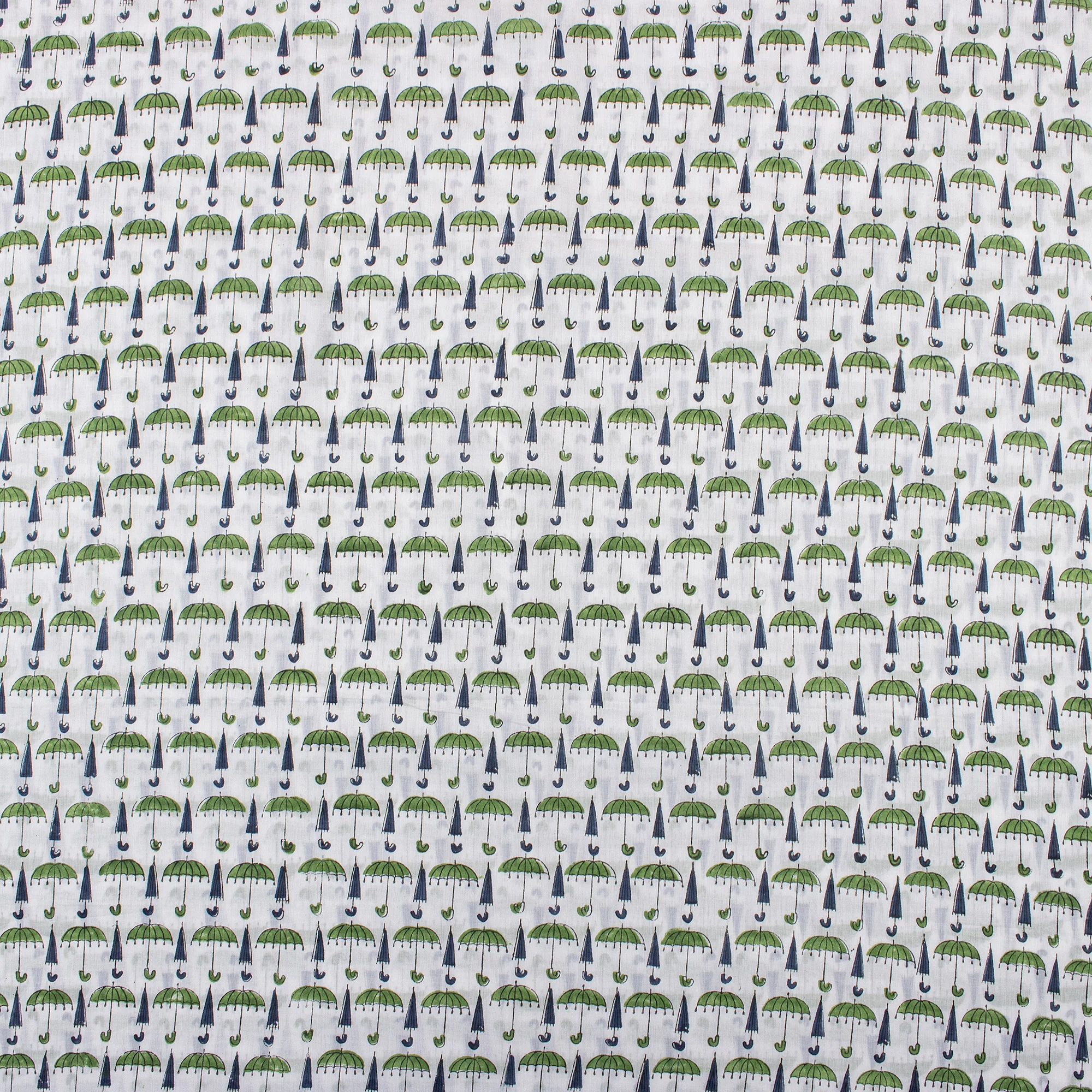 Decorative Hand Block Printed Fabric - Image 3