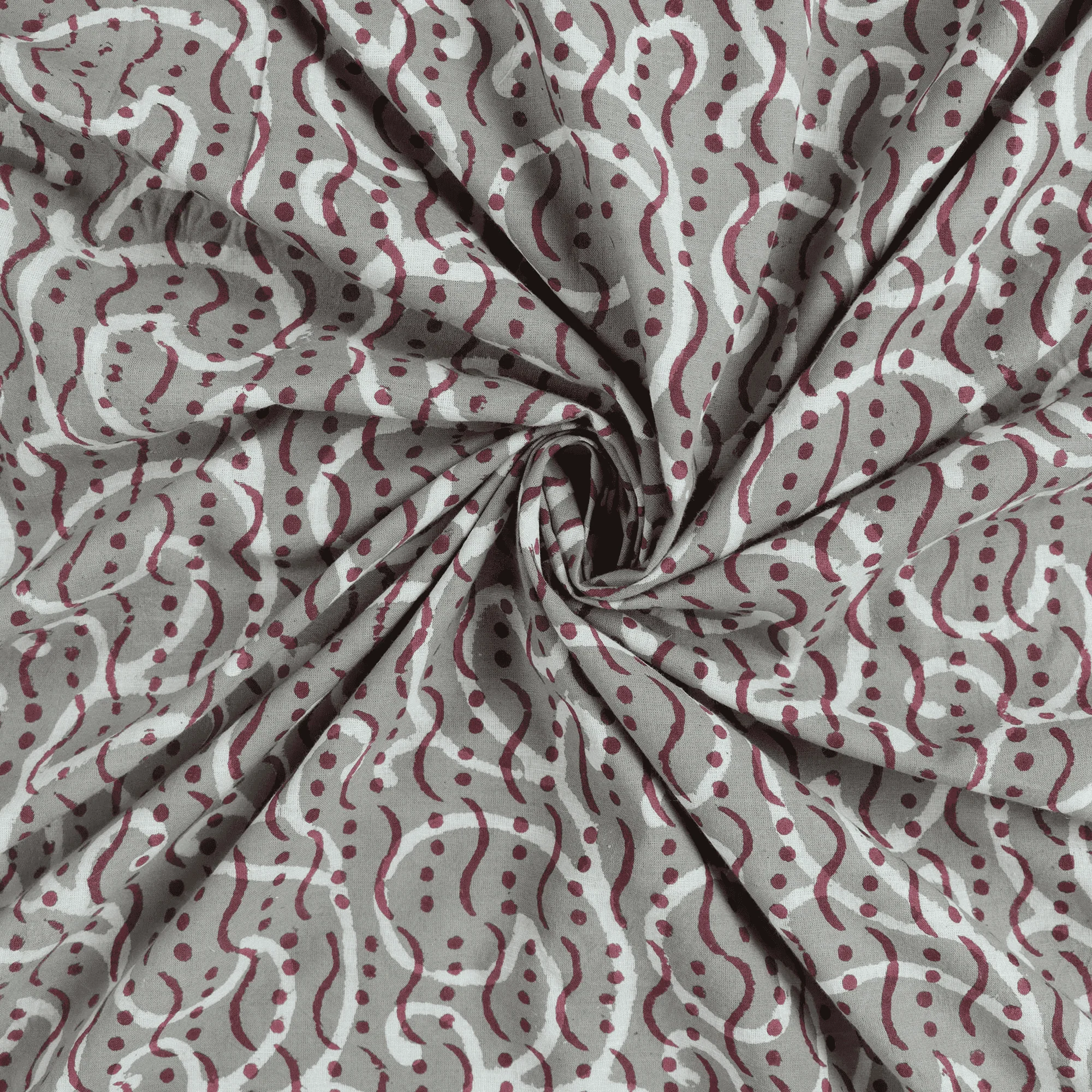 Modern Indian Hand Block Pure Cotton Light Weighted Kashish Fabric - Image 5