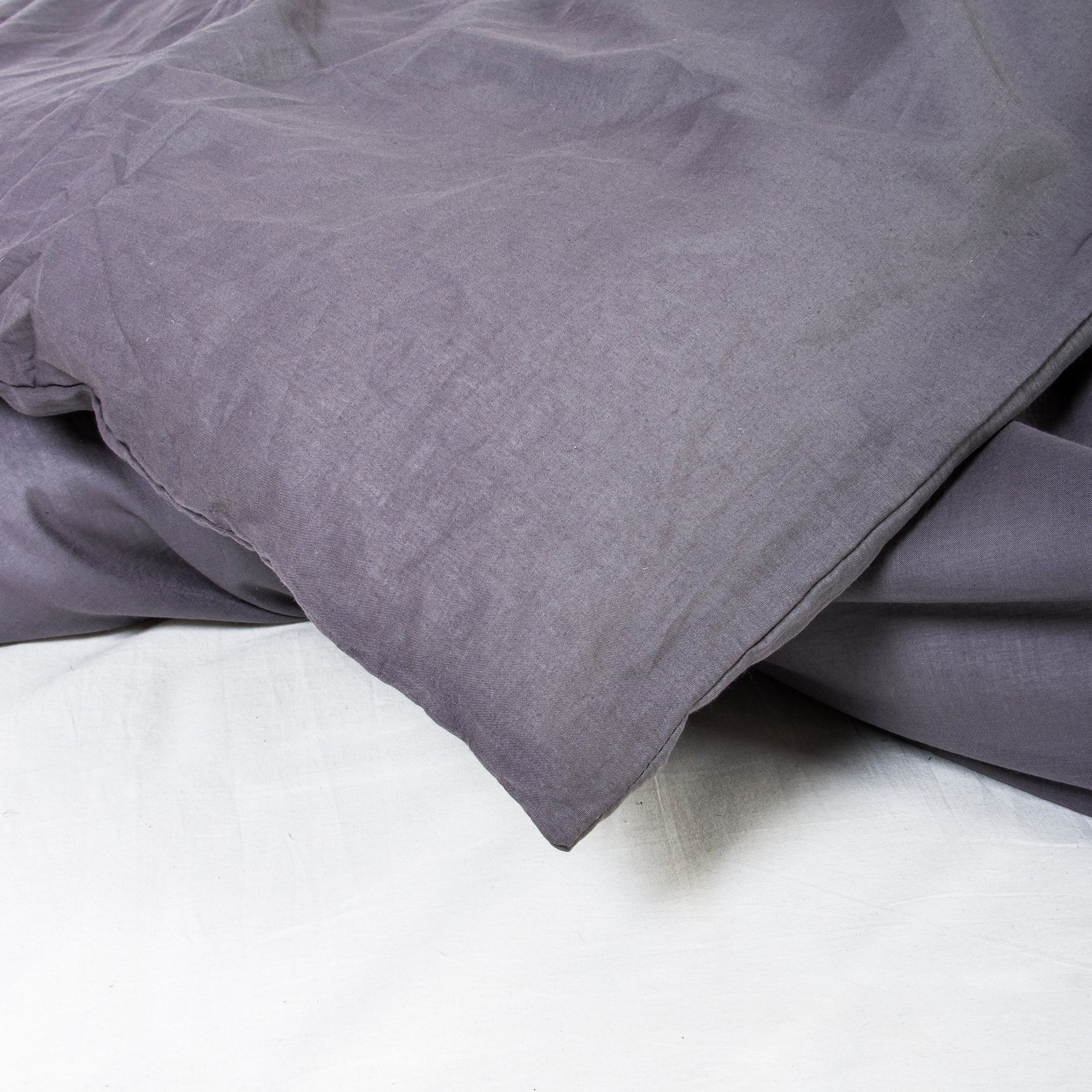 Exclusive Solid Handcrafted Pure Cotton Duvet Cover - Image 5