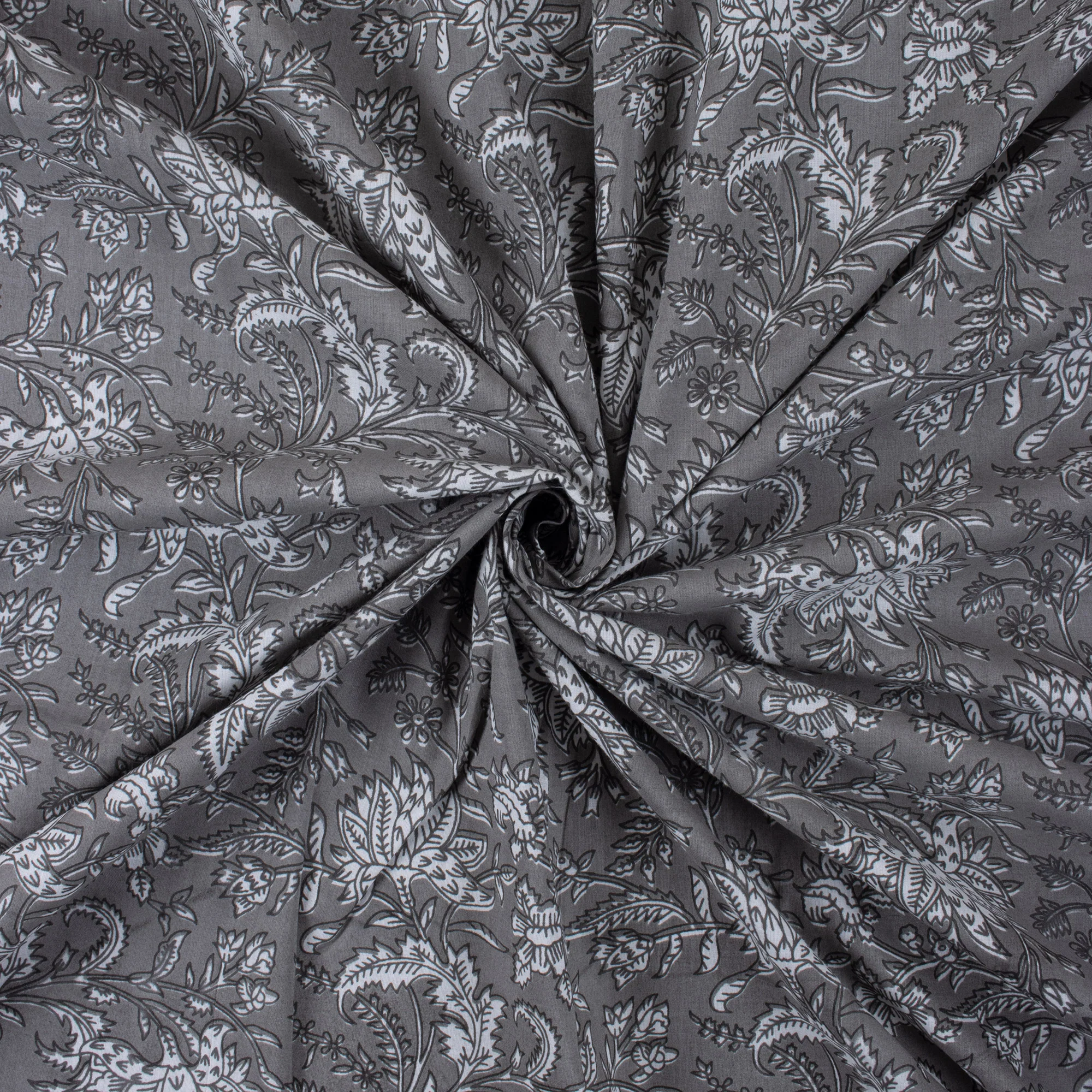 Floral Indian Block Printed Fabric - Image 2