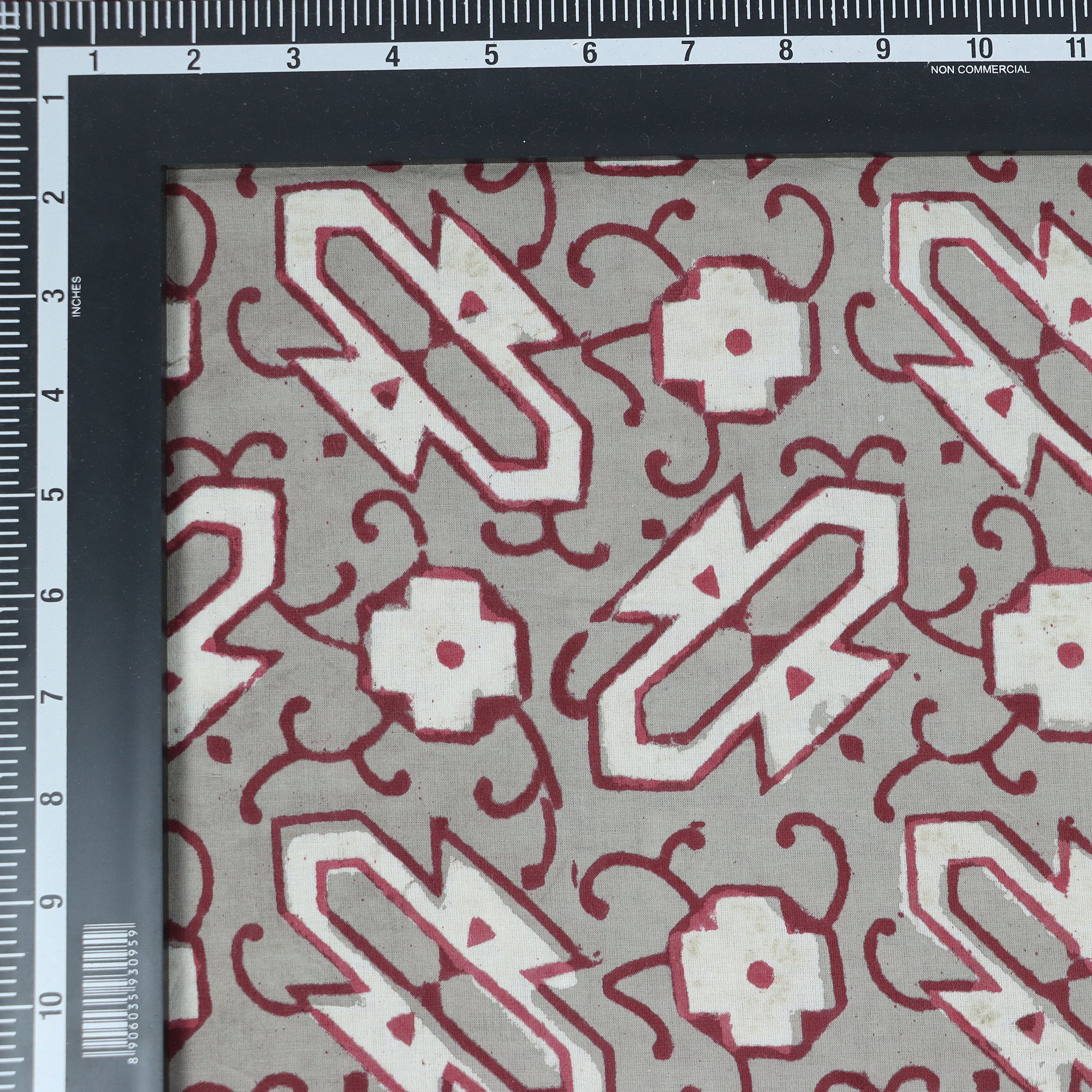 Geometrical Pure Cotton Indian Kashish Print Textile Fabric Cloth