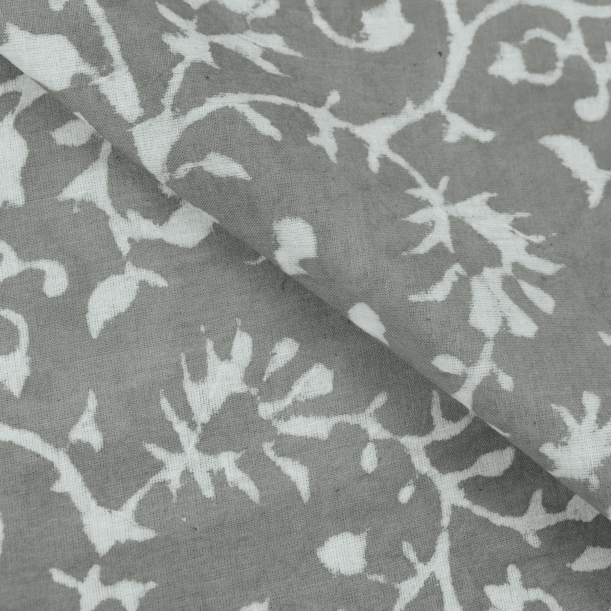 Organic Hand Printed Pure Cotton Indian Kashish Soft Dress Making Fabric - Image 2