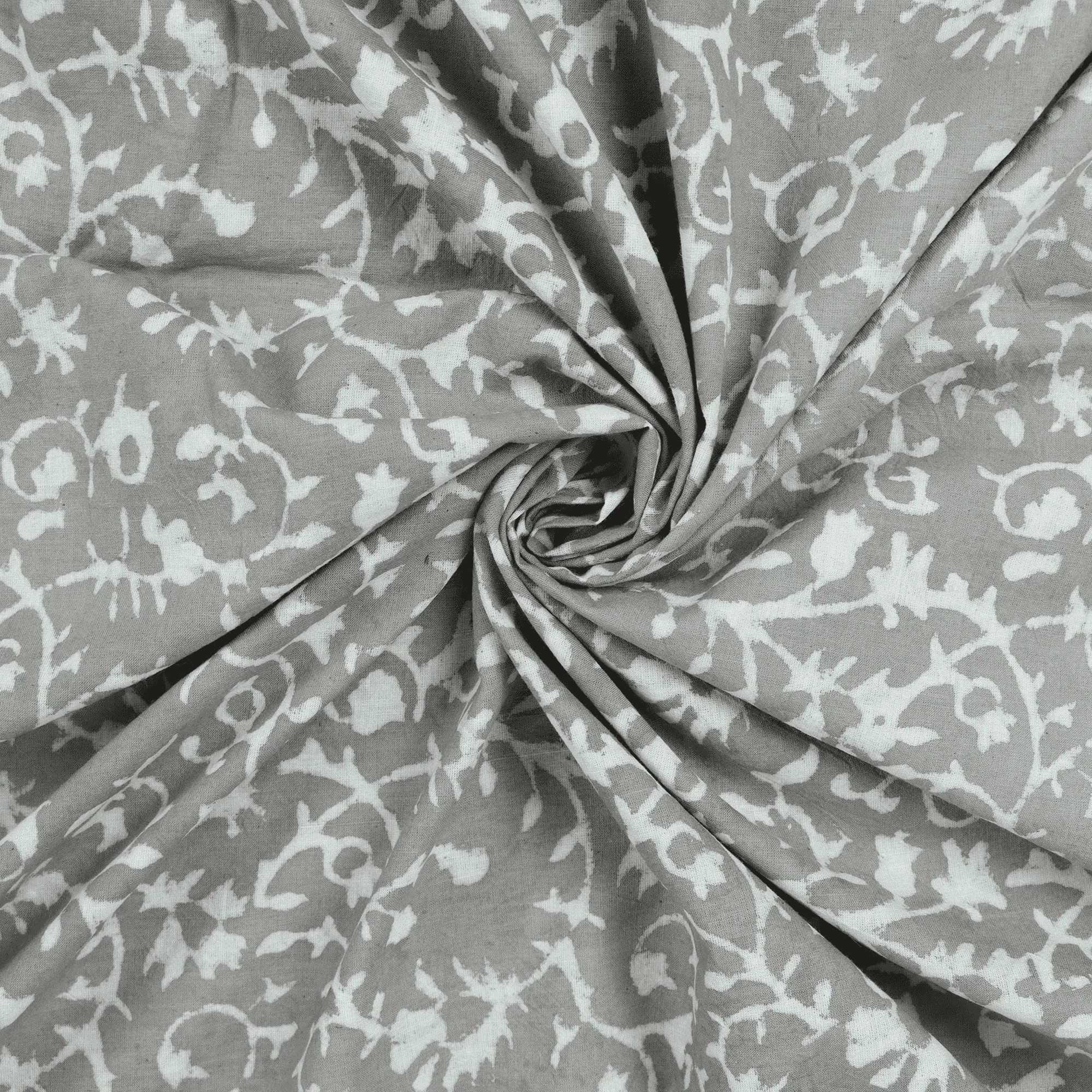 Organic Hand Printed Pure Cotton Indian Kashish Soft Dress Making Fabric - Image 5