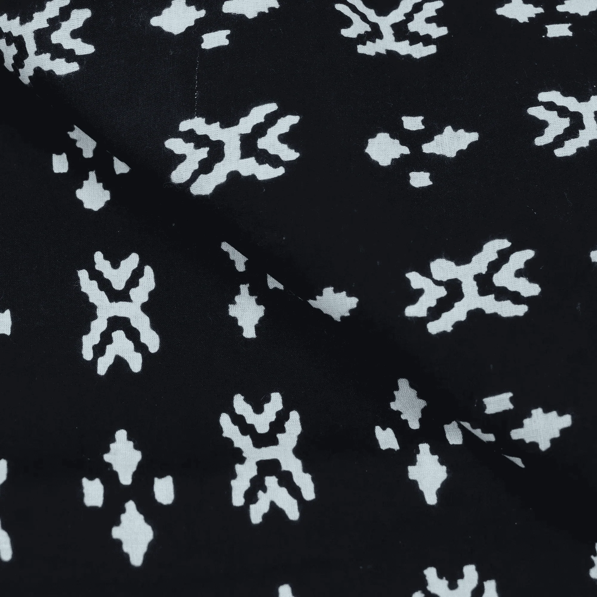 Stylish Hand Block Printed Mud Resist Pure Cotton Multipurpose Fabric - Image 4