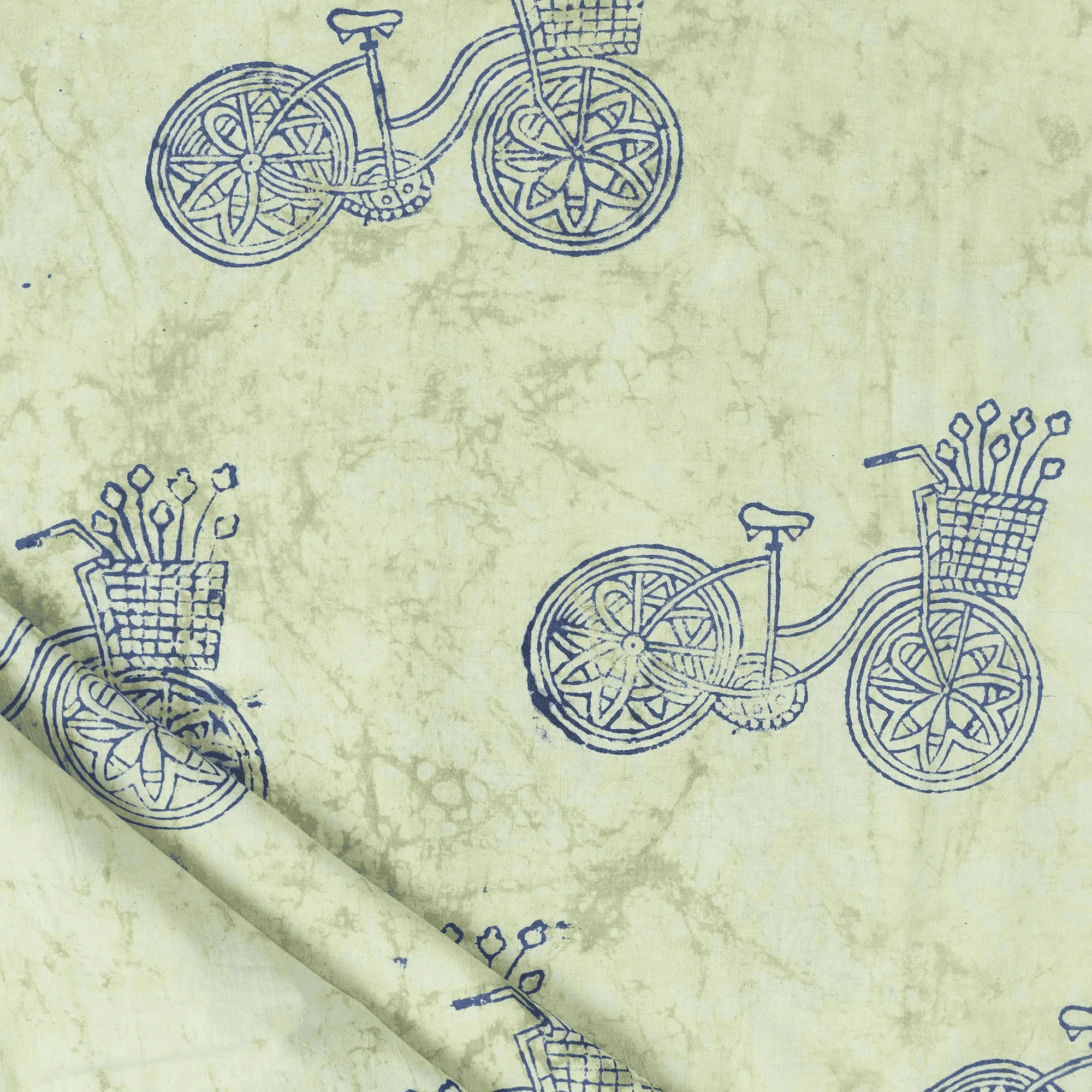 Block Print Pure Cotton Kashish Fabric For Dress Material