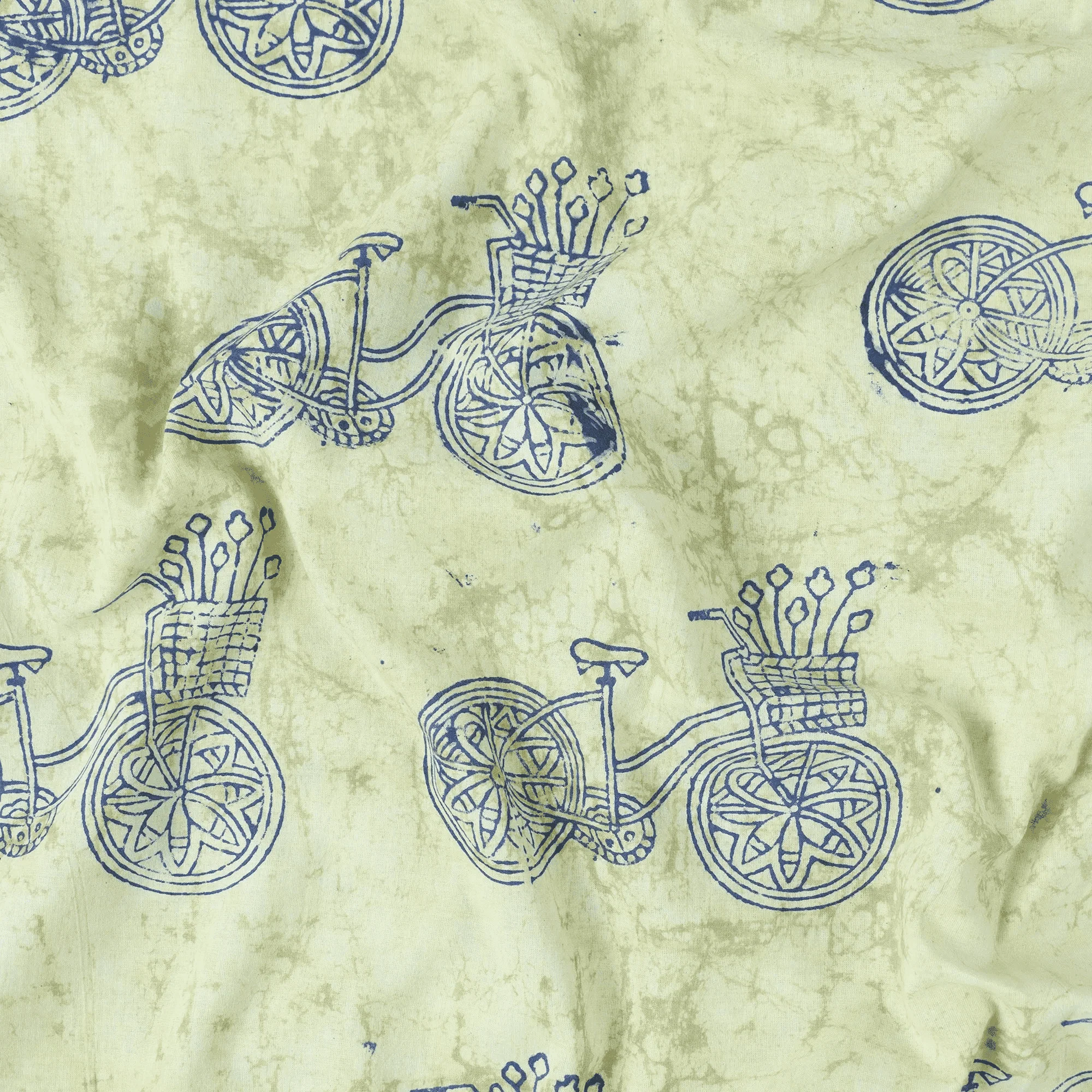 Block Print Pure Cotton Kashish Fabric For Dress Material - Image 4