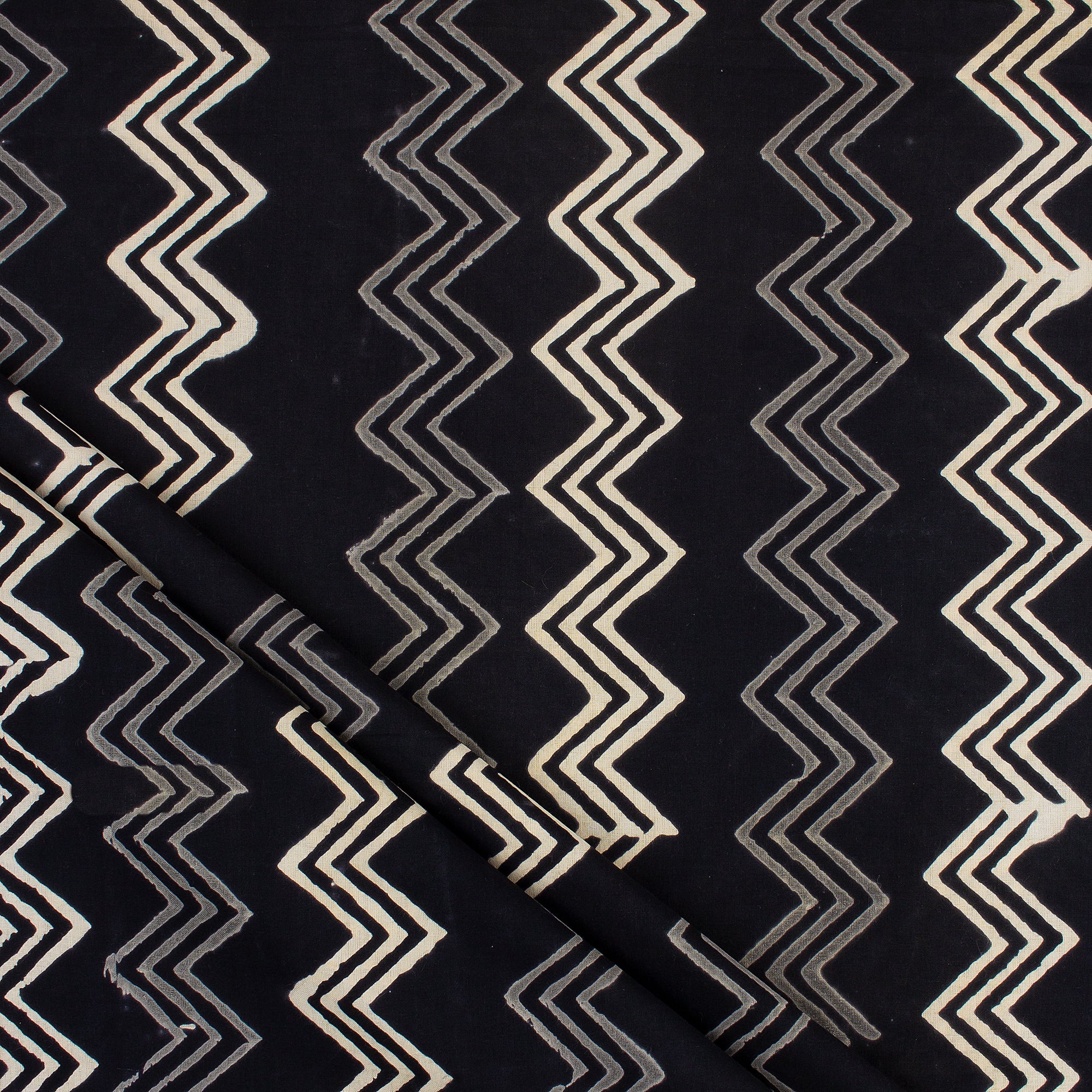 Hand Block Organic Cotton Fabric - Image 4