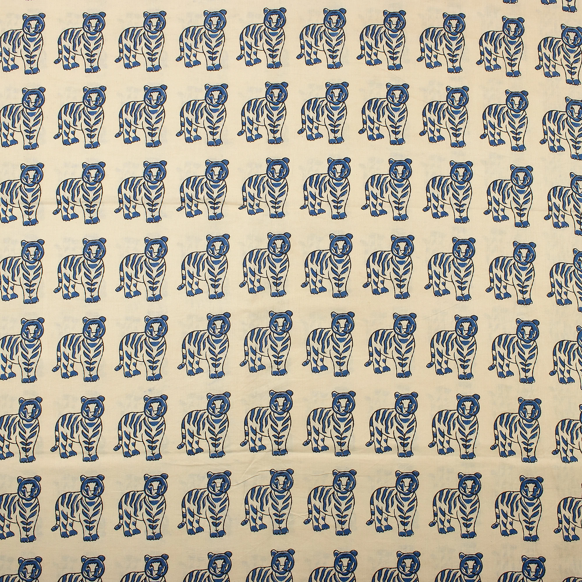 Hand Block Printed Cotton Bagru Fabric For Dress - Image 5