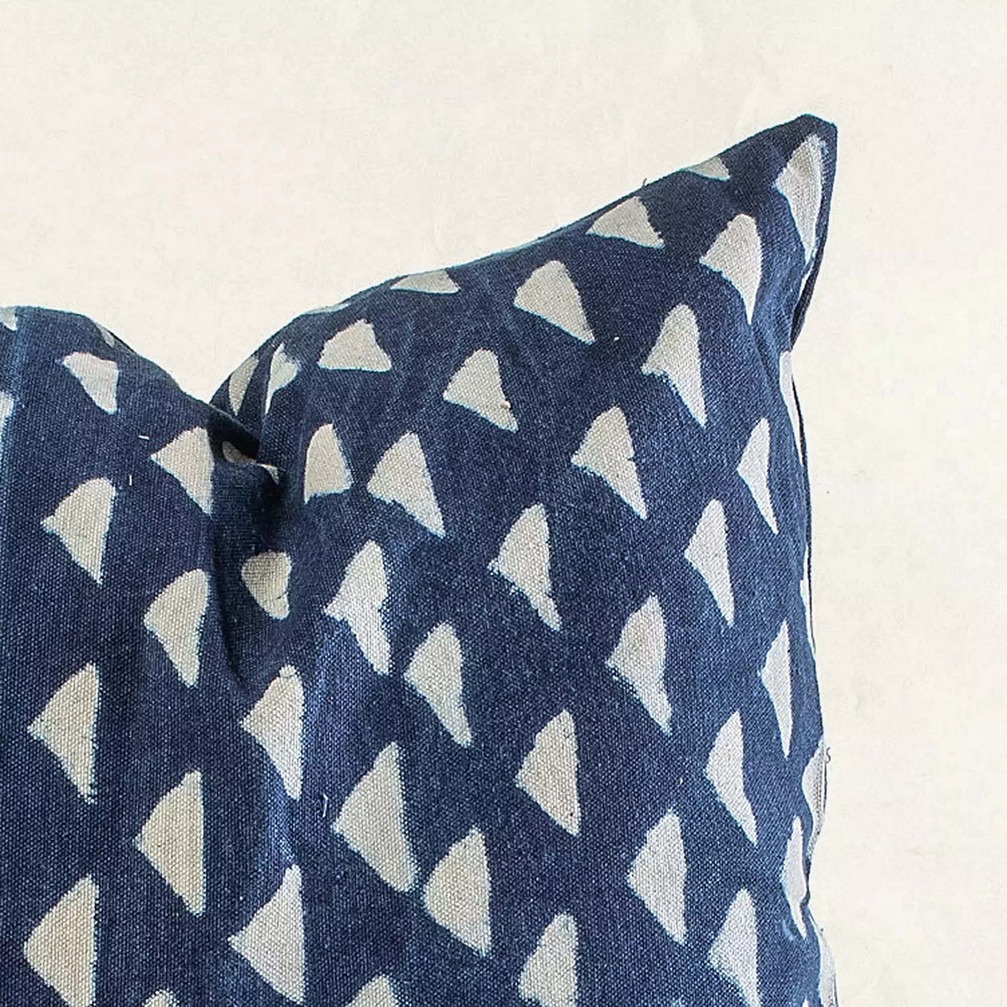 Hand Block Printed Cotton Canvas Cushion Cover - Image 3