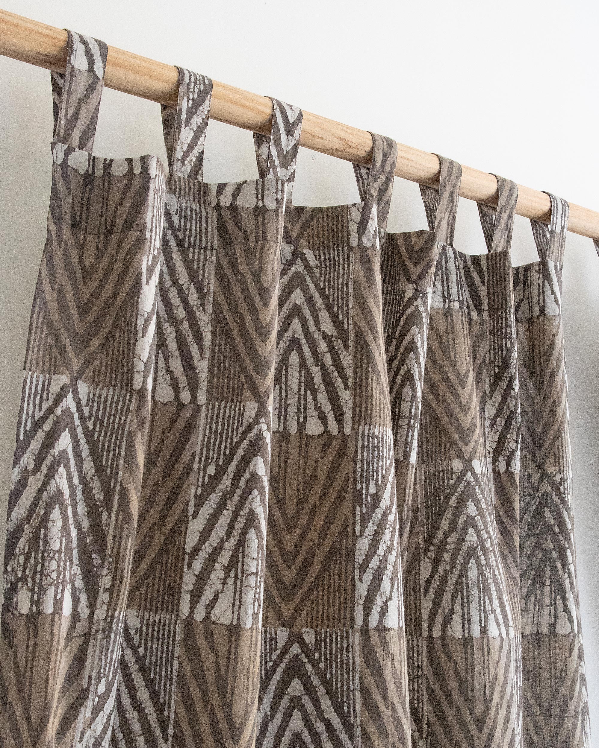 Handcrafted Hand Block Printed Cotton Curtains Set