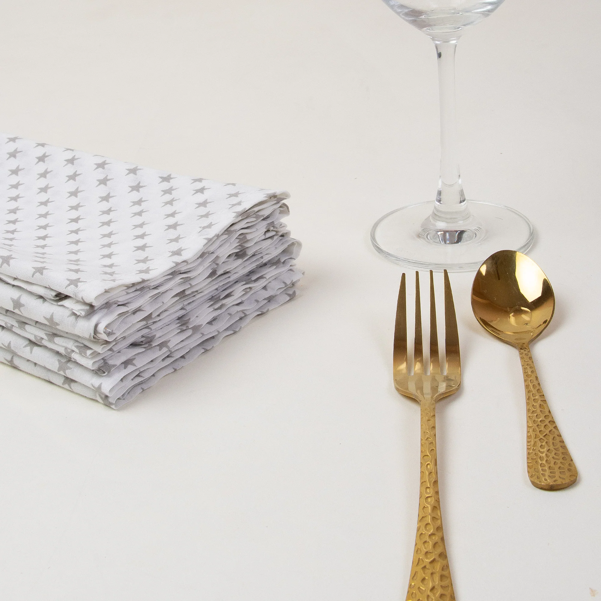 Hand Block Printed Cotton Dinner Napkins - Image 3