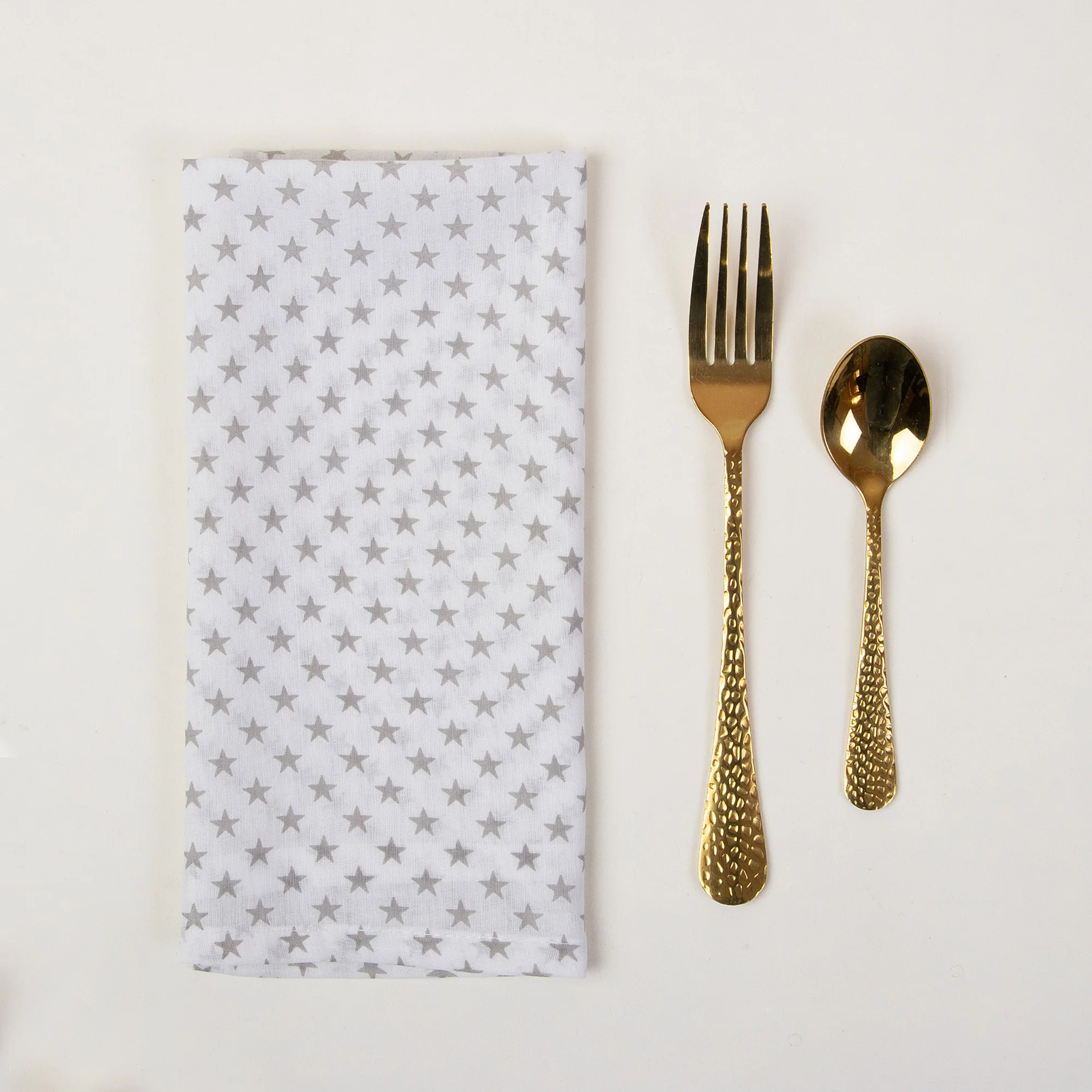 Hand Block Printed Cotton Dinner Napkins - Image 4