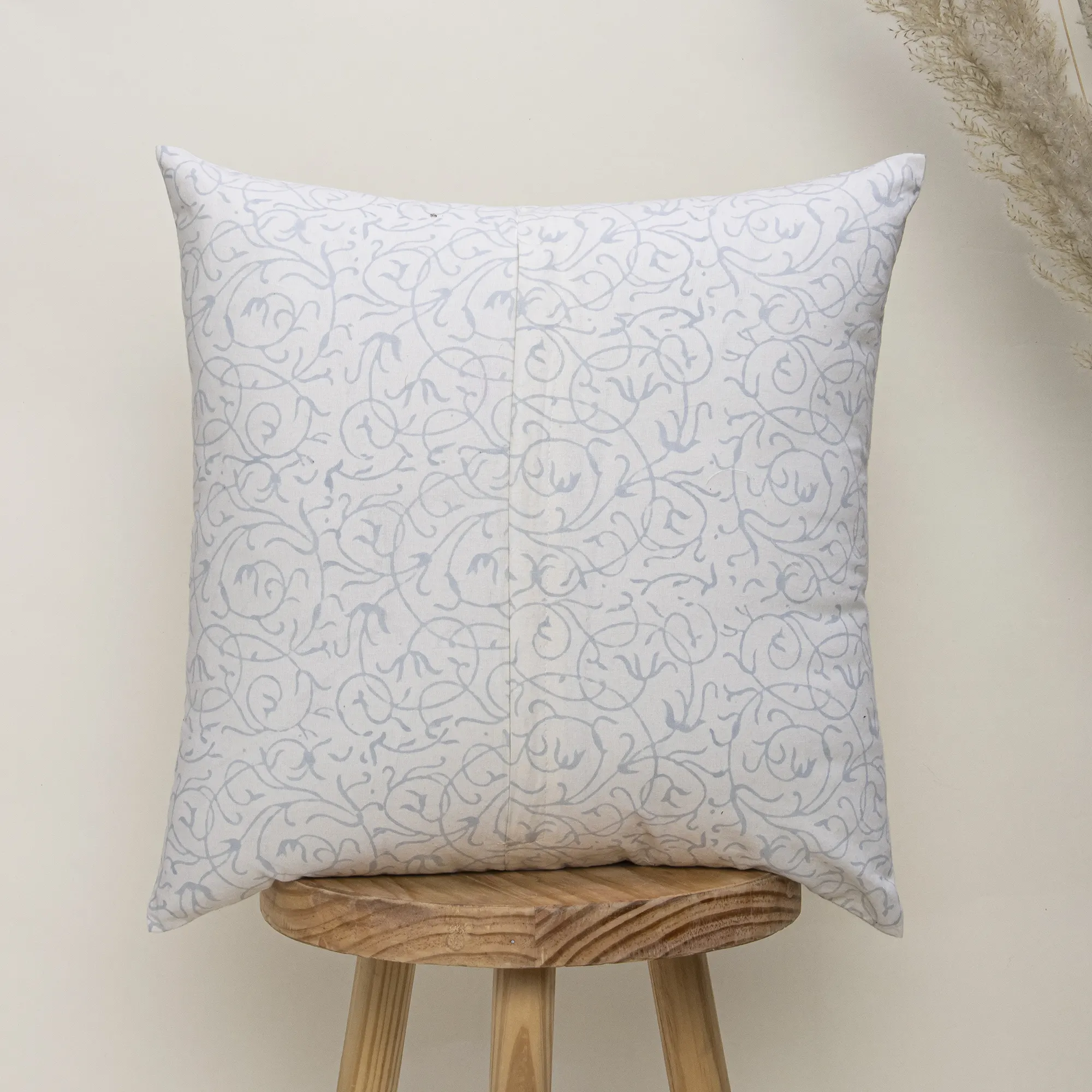 Hand Block Printed Cotton Cushion Cover - Image 2