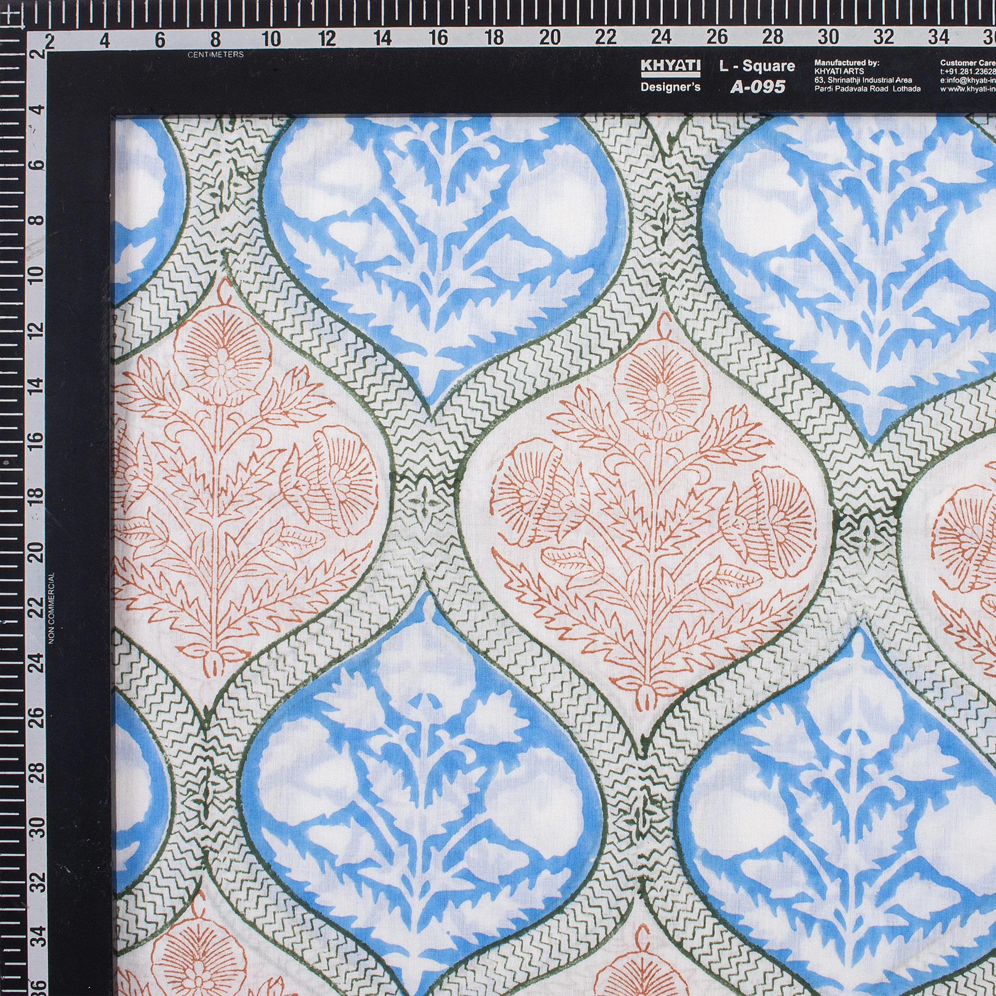 Hand Block Printed Fabric for Home Decor and Curtain - Image 5