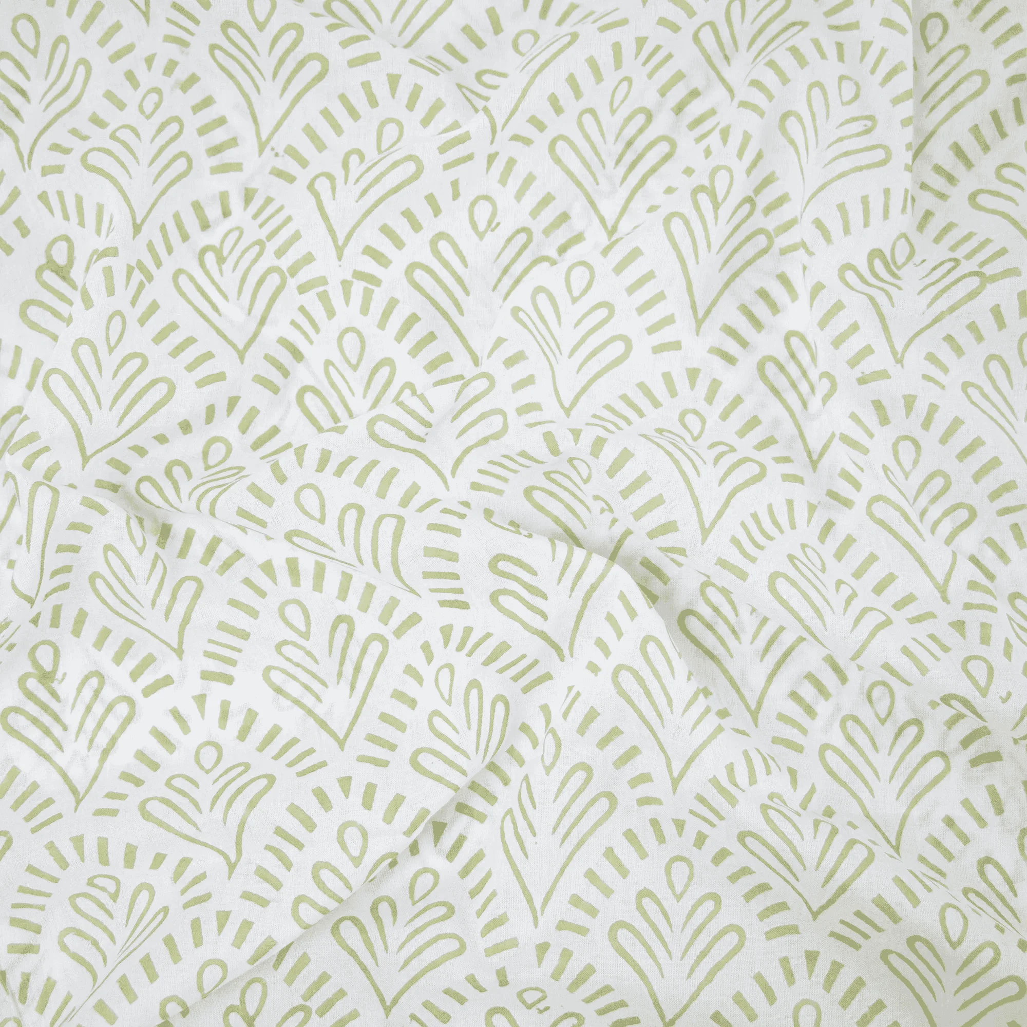 Luxurious Indian Hand Printed Pure Cotton Fabric for Clothing - Image 4