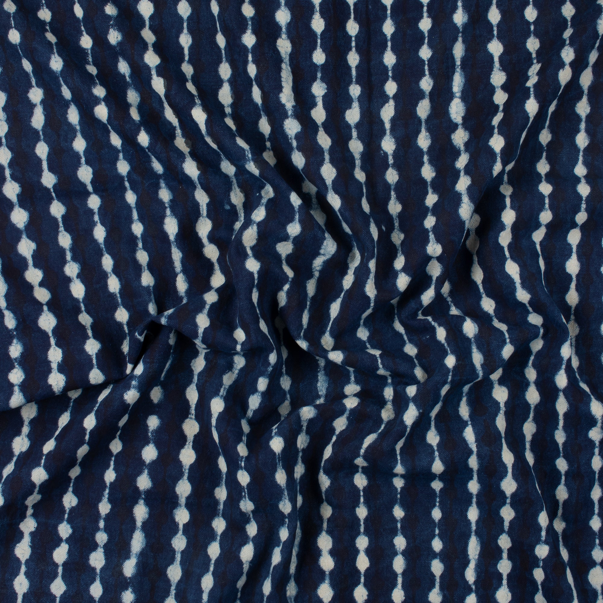 Block Printed Cotton Running Fabric - Image 2