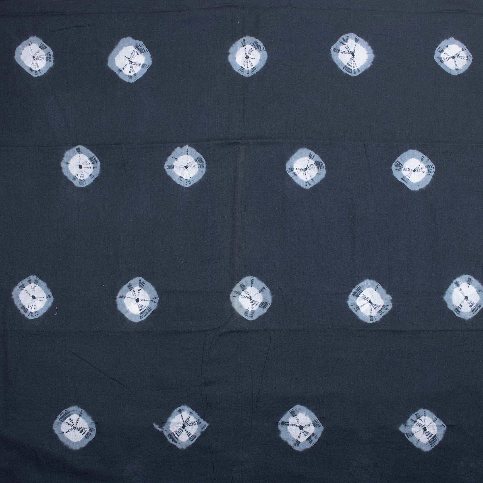 Hand Dye Cotton Polka Dots Tie Dye Shibori Fabric - Image 3
