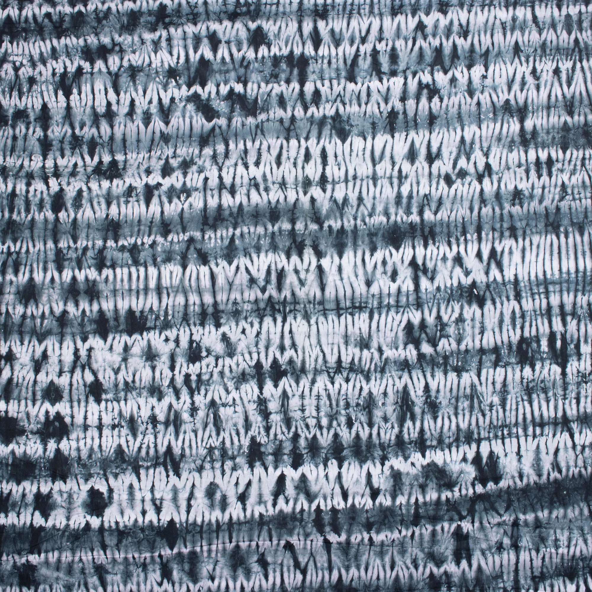 Hand Dyed Black Tie Dye Cotton Fabric - Indian Napkin Fabric - Image 2