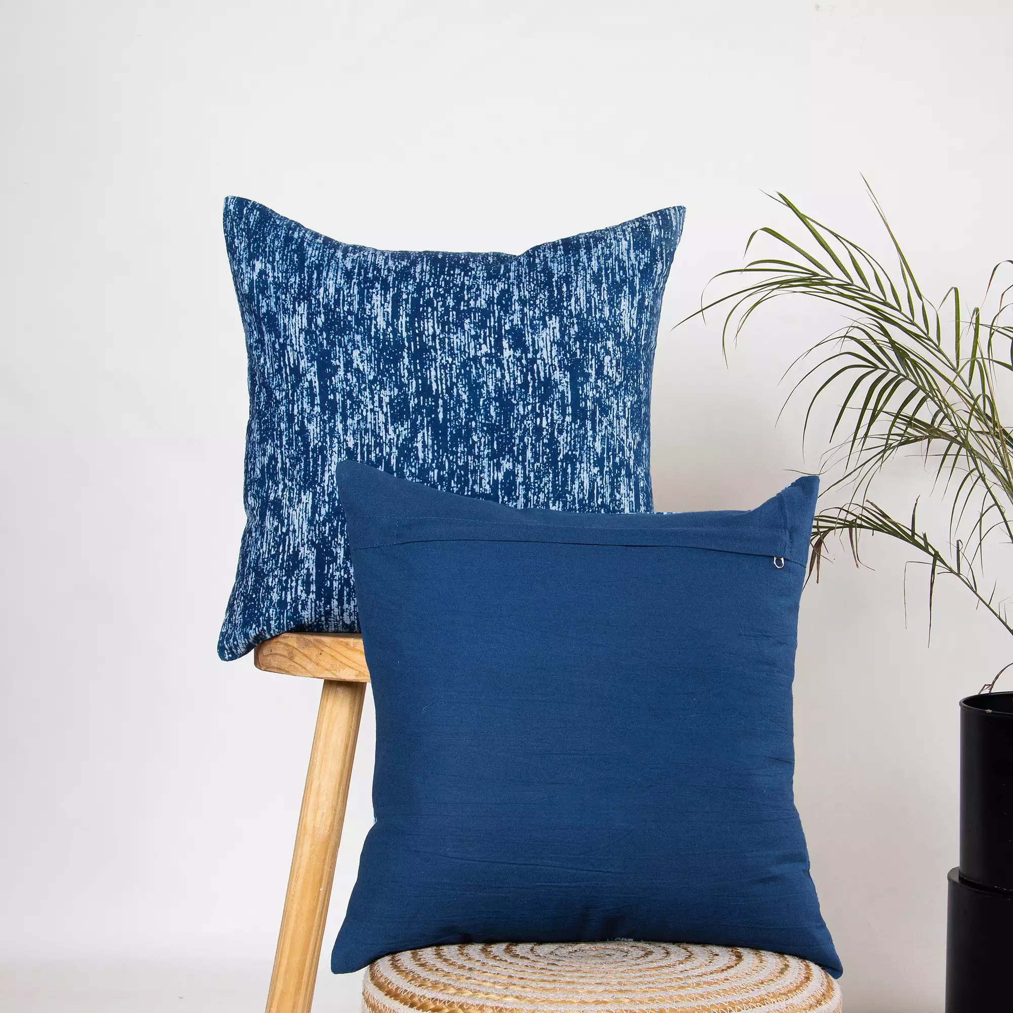Hand Dyed Cotton Cushion Cover - Image 3
