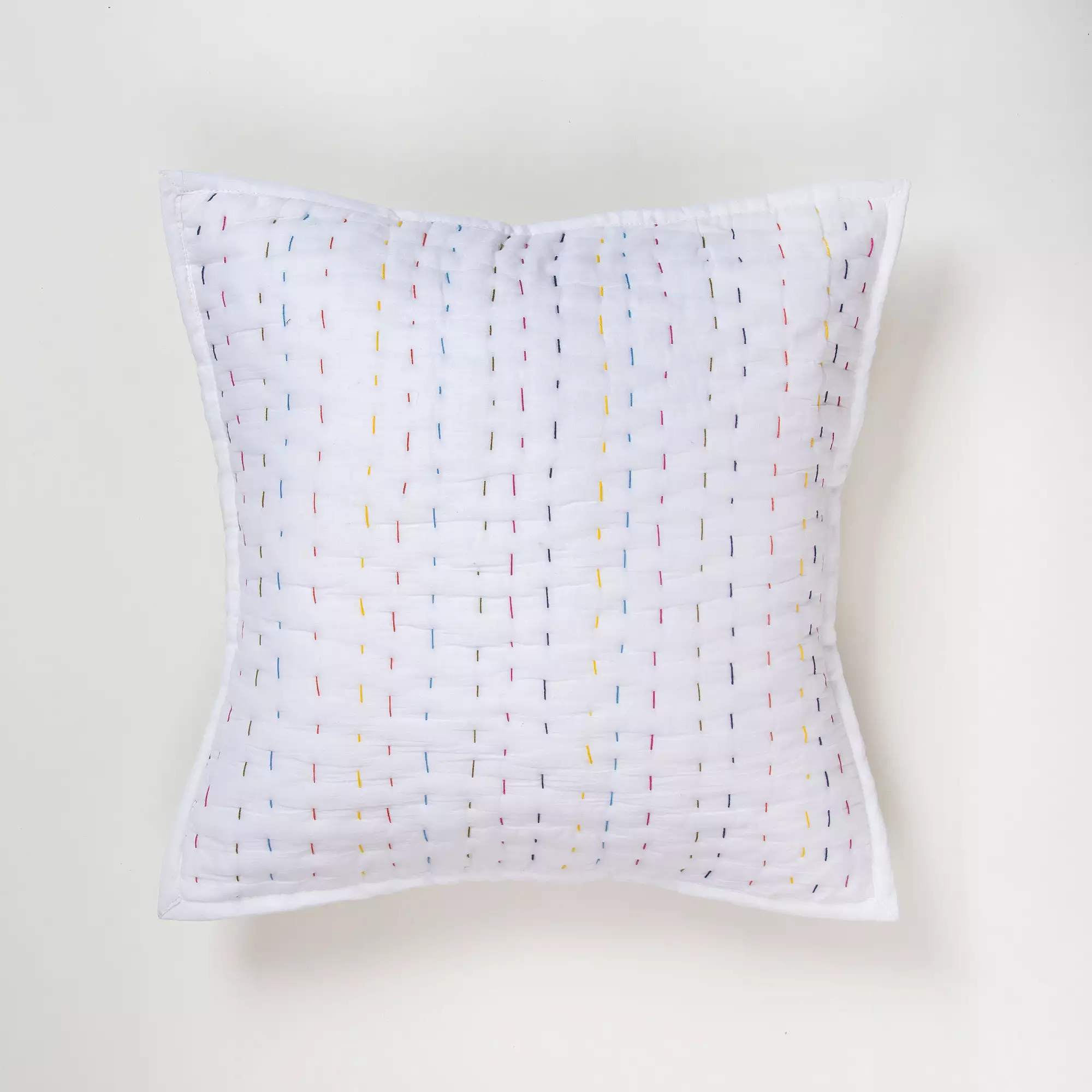 Quilted Kantha Cushion Cover