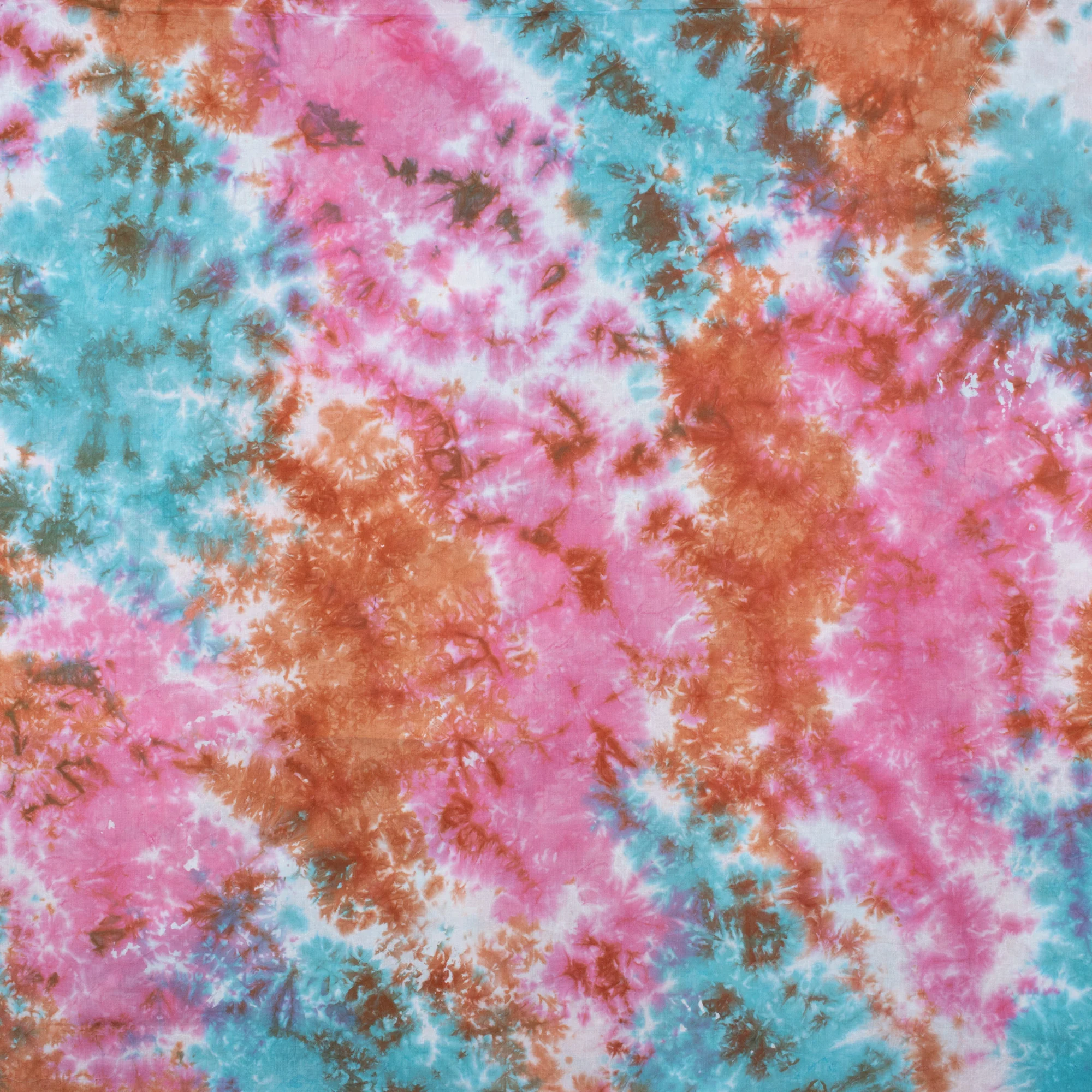 Hand dyed Organic Cotton Tie Dye Fabric - Image 2
